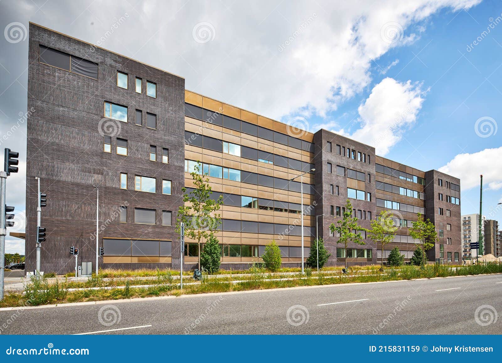 A Modern Condo Building in Denmark with Nice View Editorial Stock Image