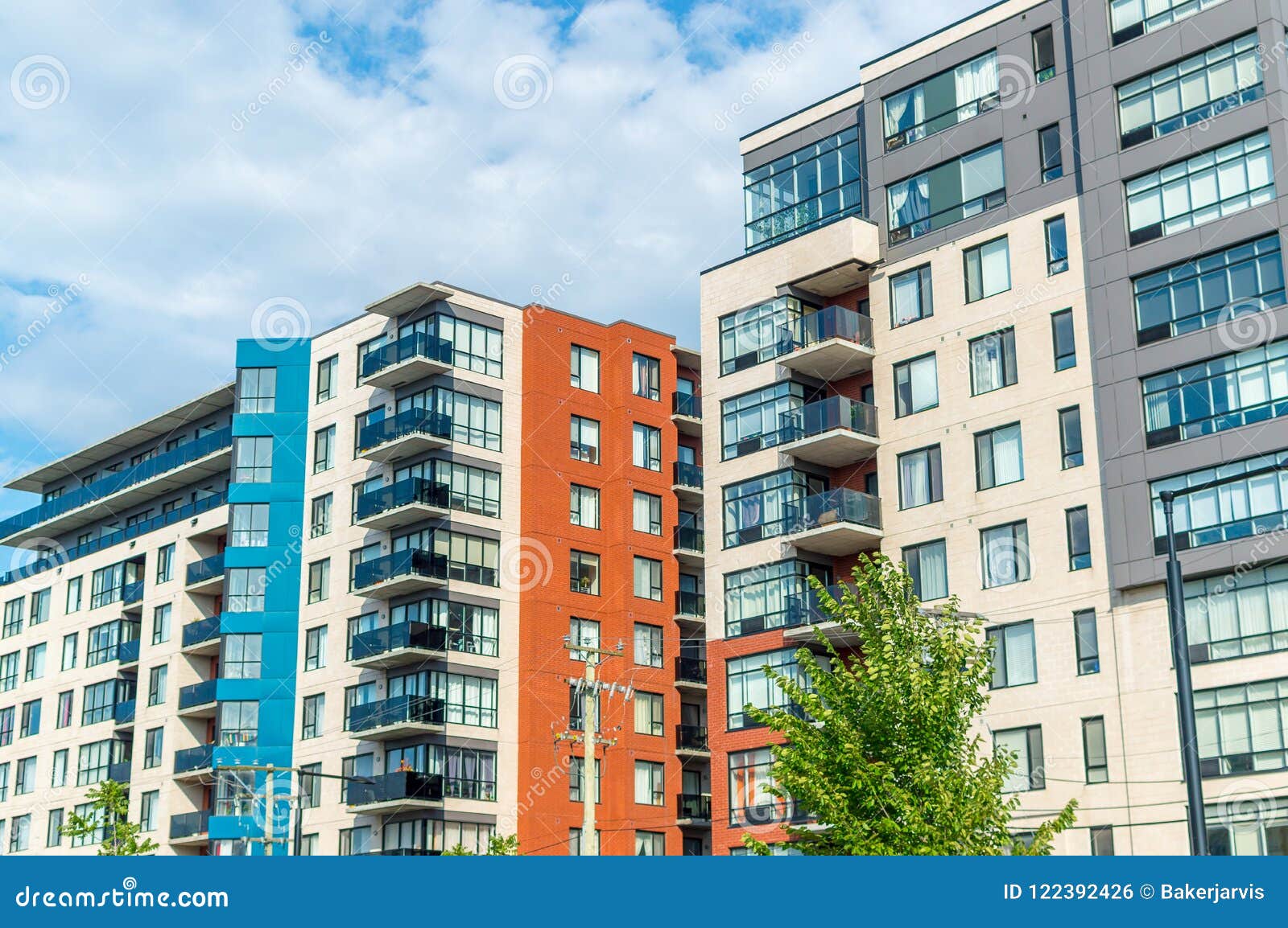 modern condo buildings with huge windows in montreal