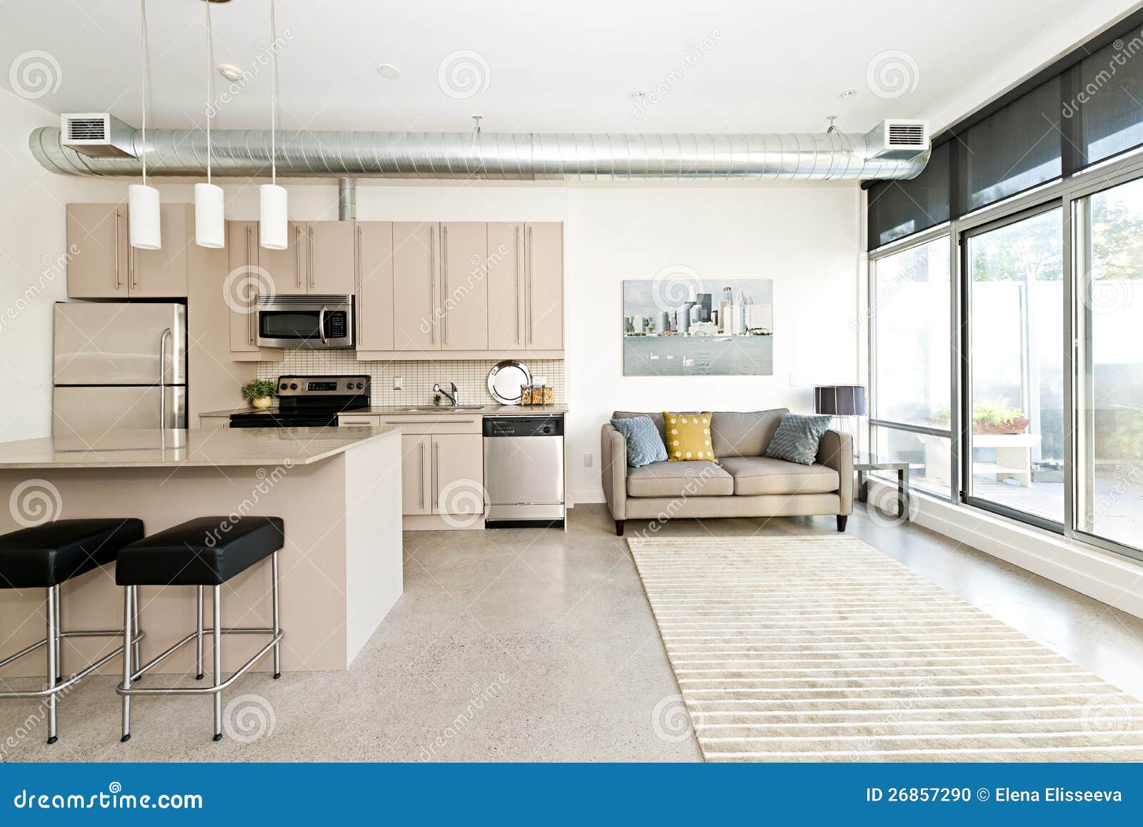 1,428 Modern Condo Kitchen Living Room Stock Photos - Free & Royalty-Free  Stock Photos From Dreamstime