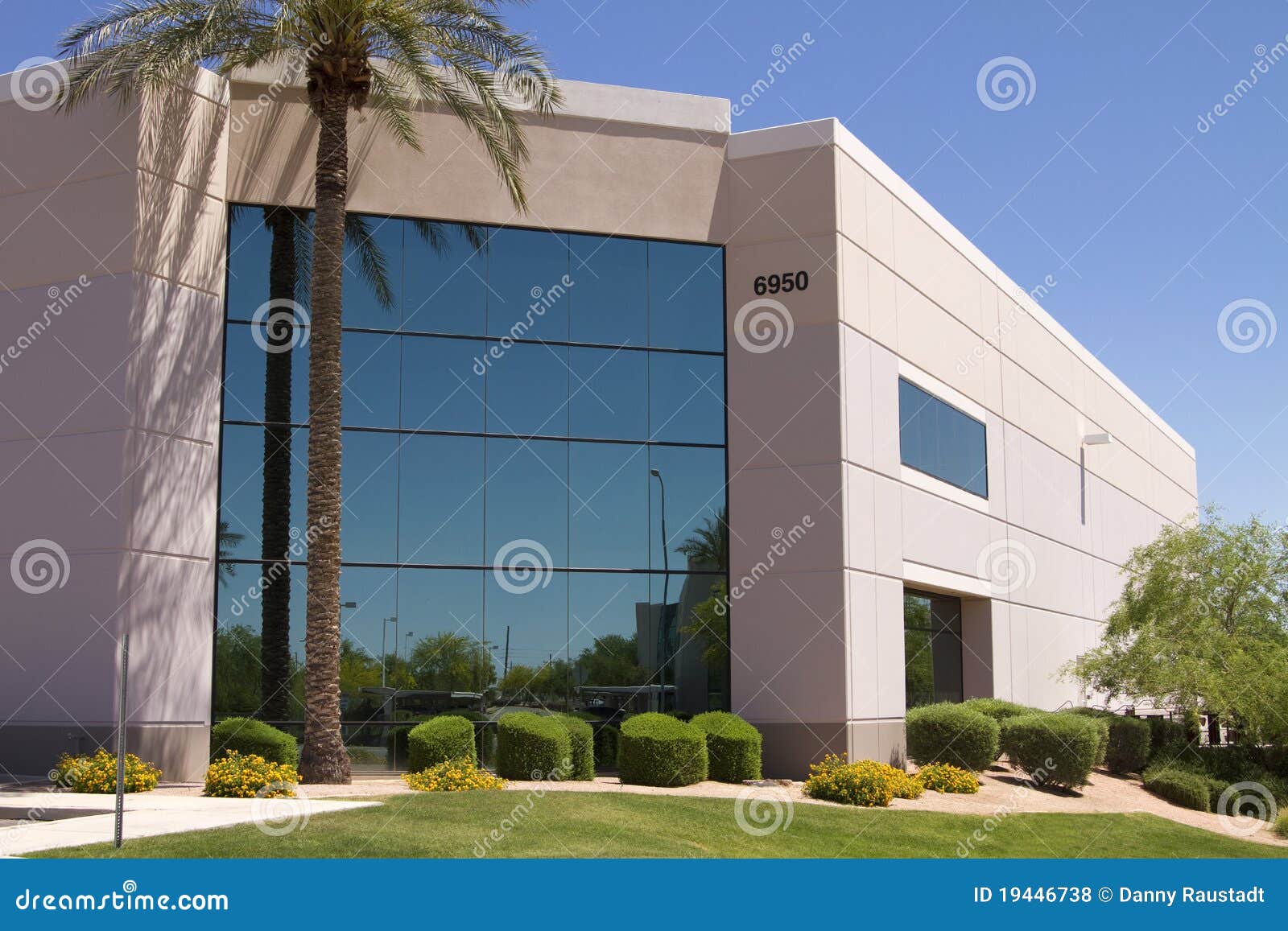 Modern Corporate Office Warehouse Building Stock Photo Image of