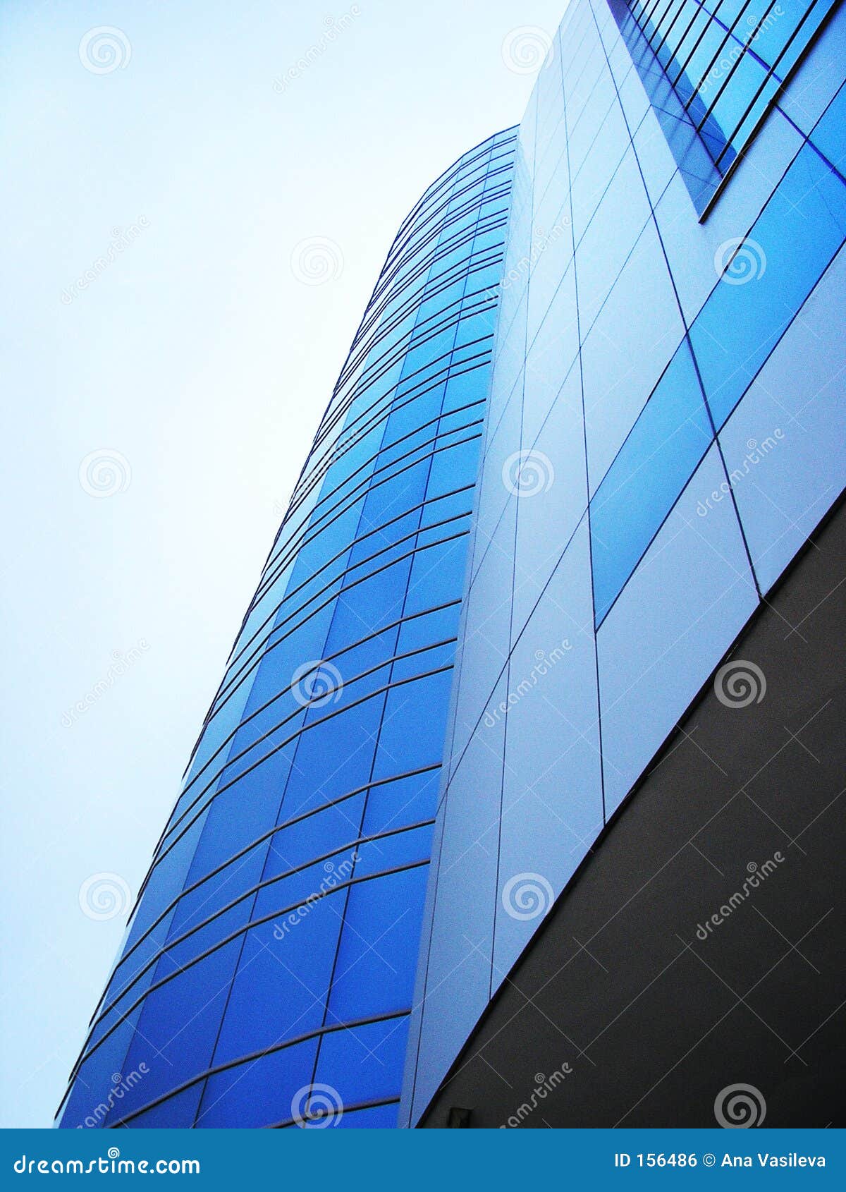 modern corporative business building of a financial institution