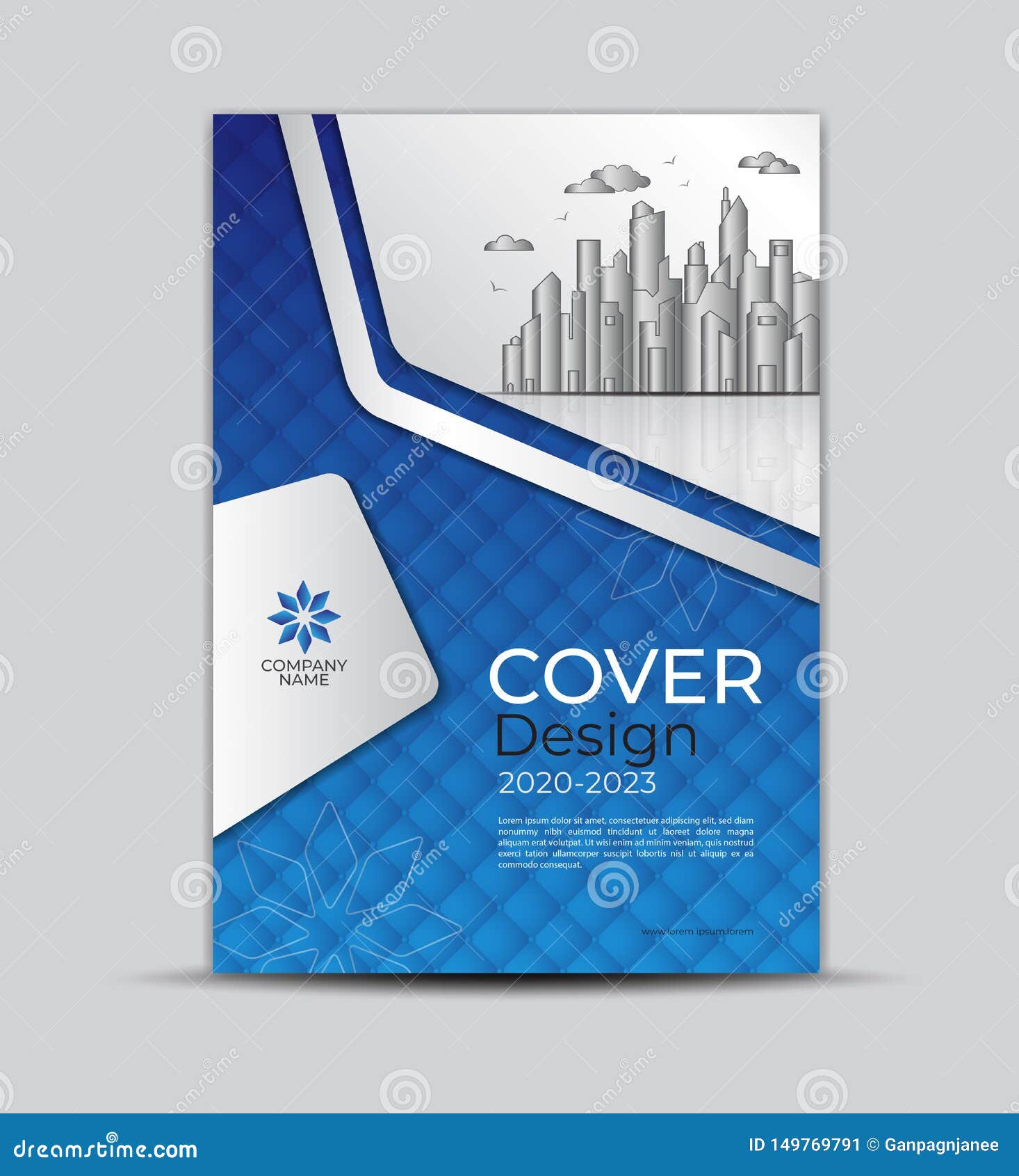 Modern Cover Design Template, Business Brochure Flyer Creative Idea, Book  Cover, Annual Report, With City And Geometric Graphic Stock Vector -  Illustration Of Creative, Advertisement: 149769791
