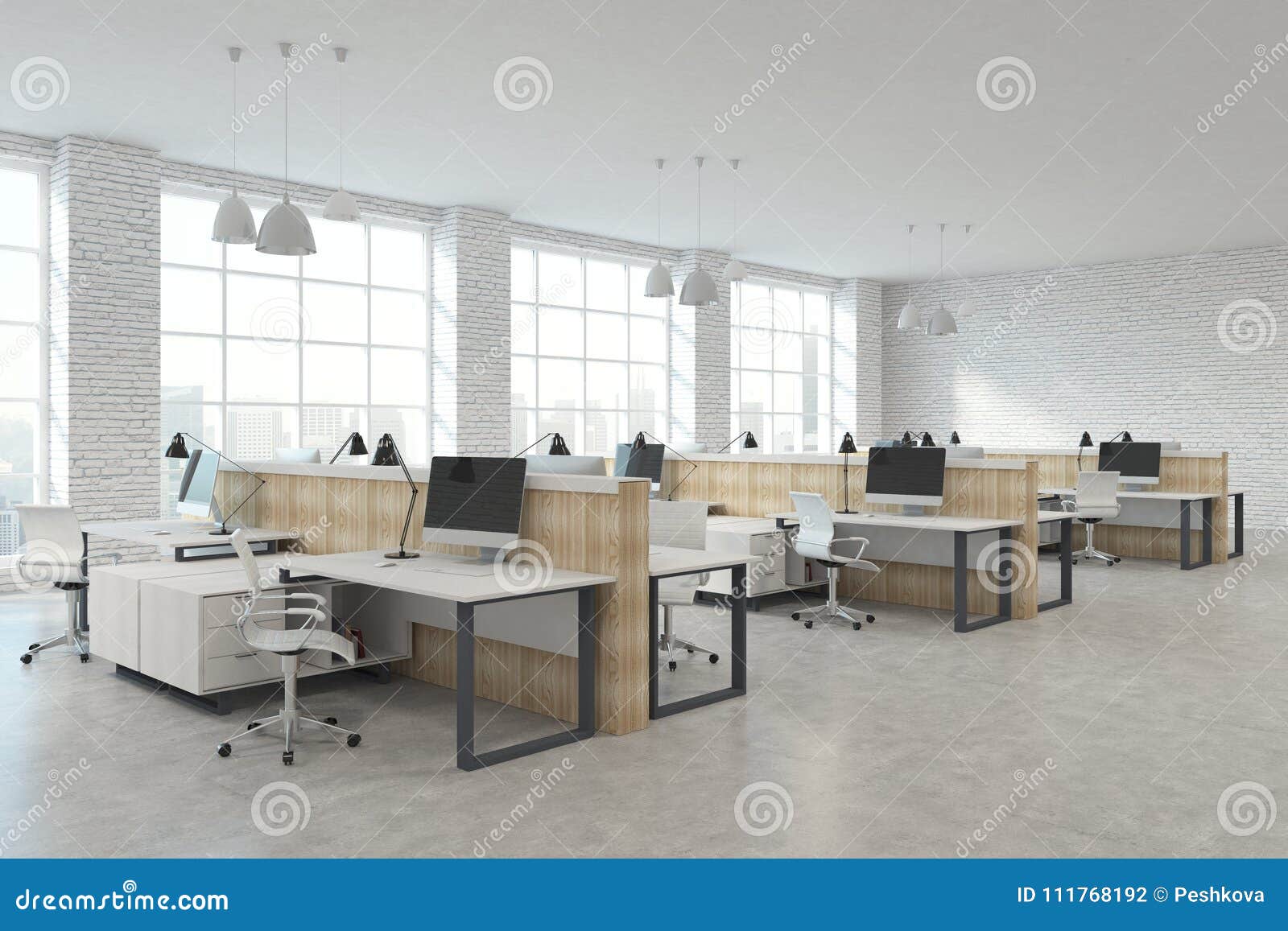 modern coworking office