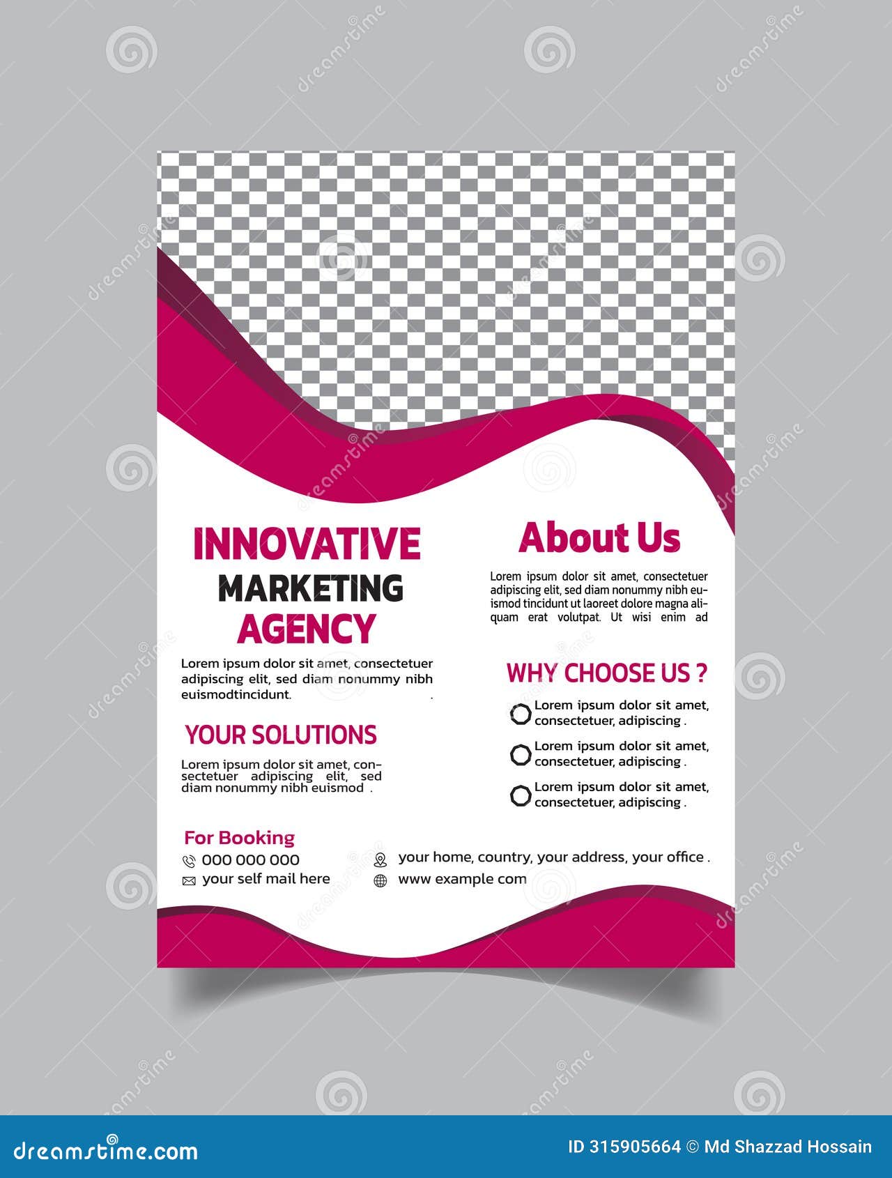 modern creative agency business flyer  template a4 size  file leaflet
