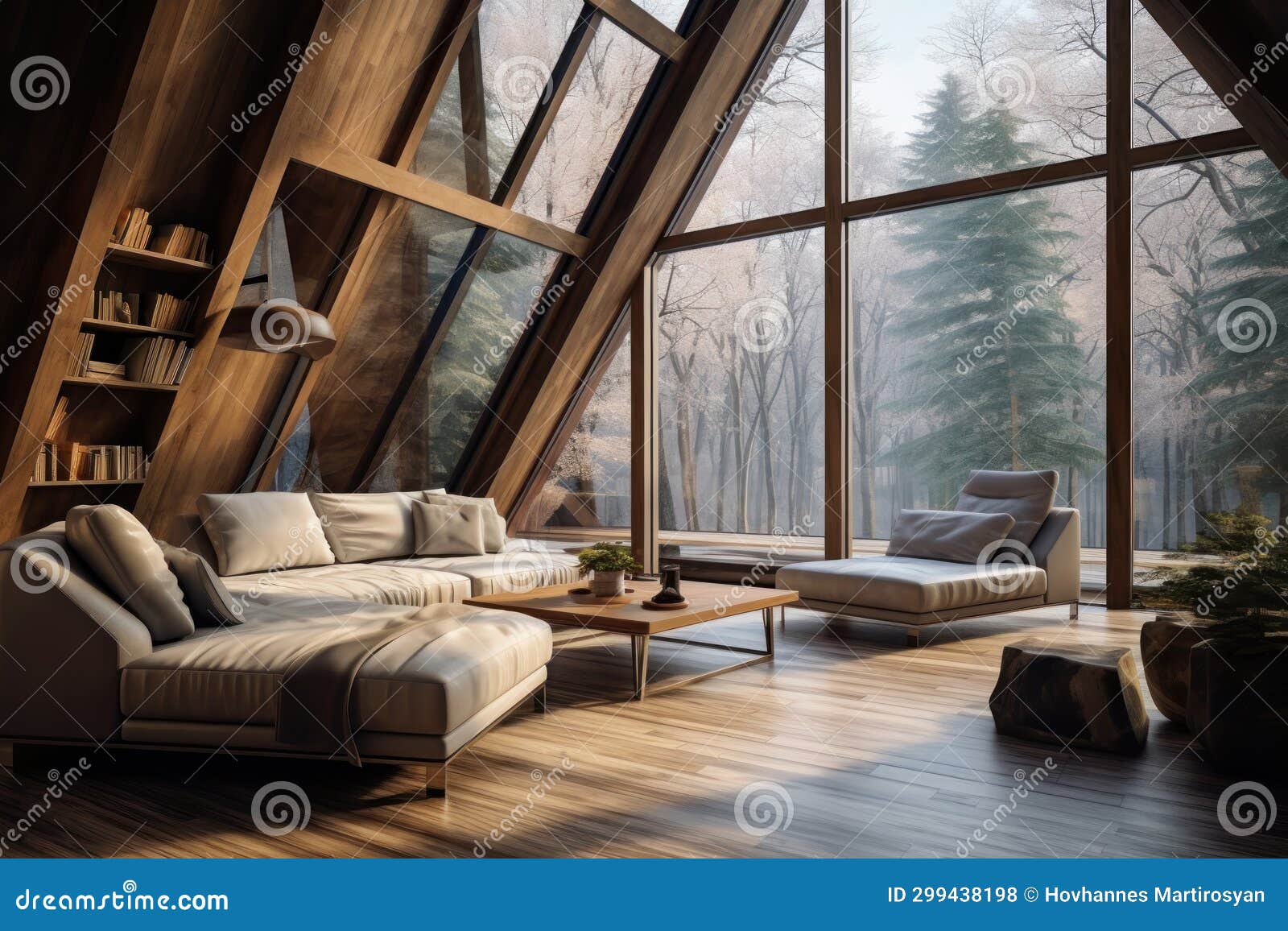 Modern Creative Living Room Interior Design. Modern Living Room. Stock