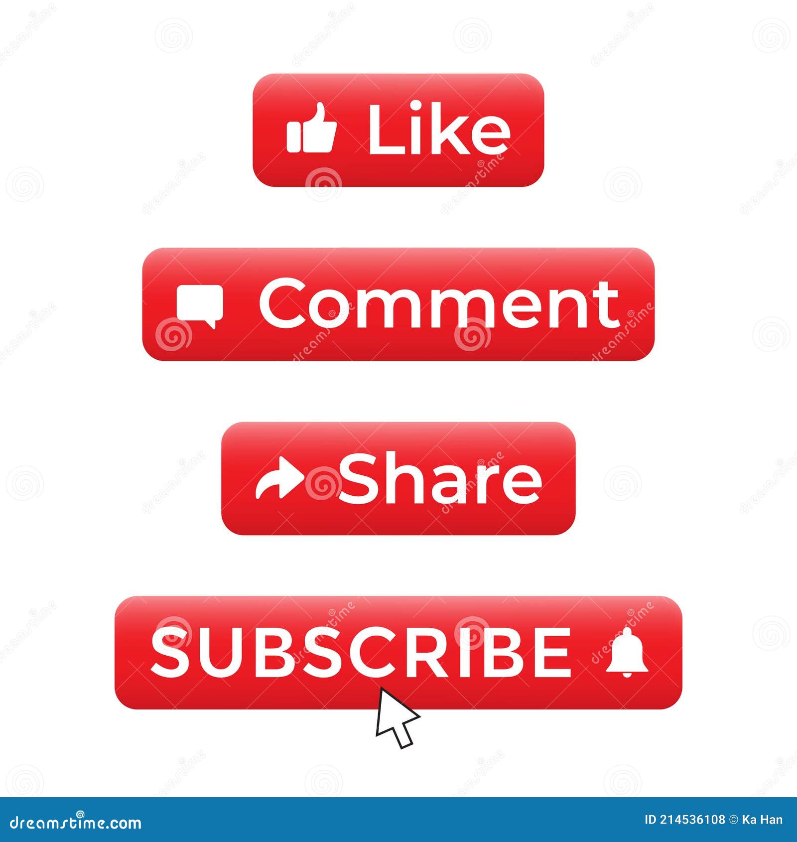 Like Subscribe Stock Illustrations – 9,213 Like Subscribe Stock  Illustrations, Vectors & Clipart - Dreamstime