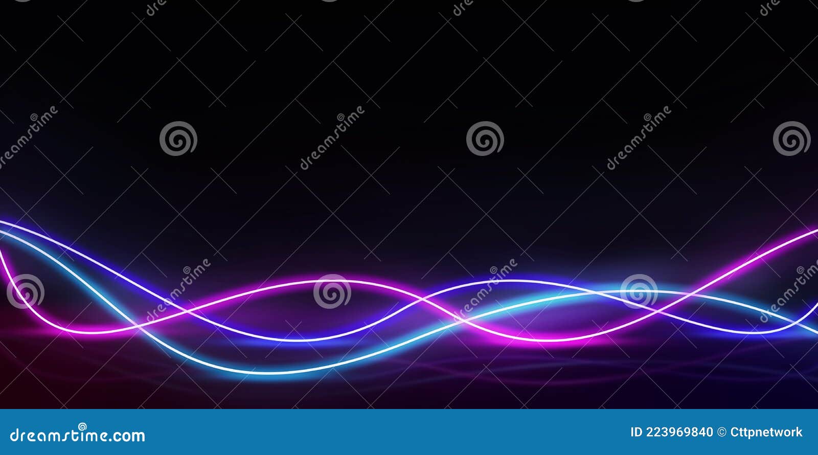 Modern 3D Rendered Neon Disco Lights on the Floor, Abstract Background for  Music. Latest Glowing Lights on Floor Stock Illustration - Illustration of  modern, light: 223969840