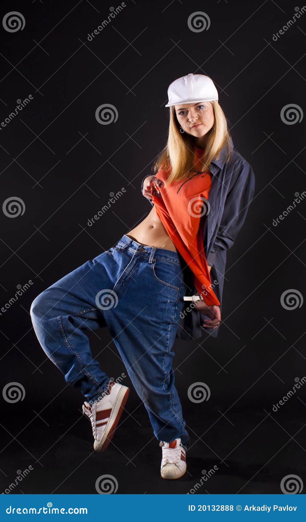 Modern dance. Hiphop. stock photo. Image of elegance 20132888