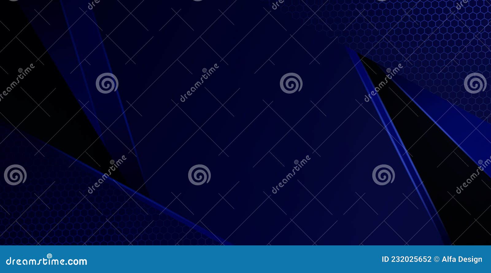 Modern Dark Blue Abstract Background Stock Vector Illustration of