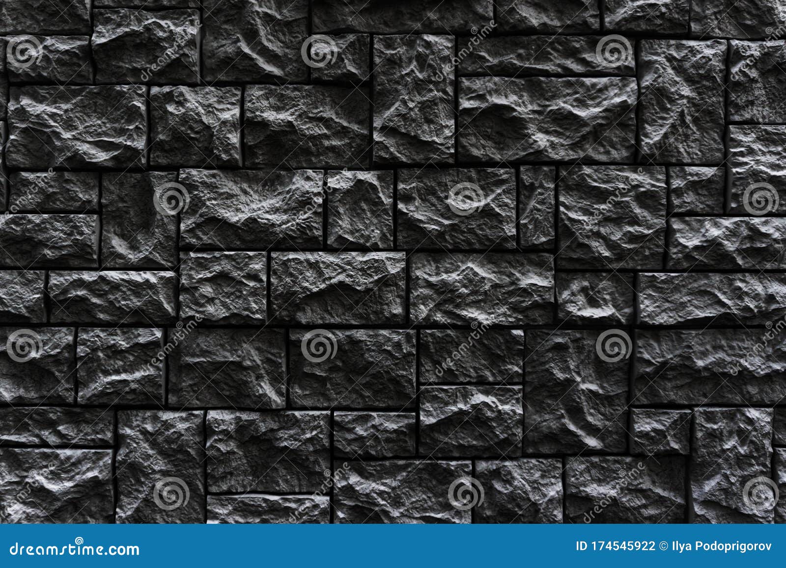 Modern Dark Brick Wall Pattern Of Decorative Stone Wall Background Surface Black Wall Texture Stock Photo Image Of Grey Home