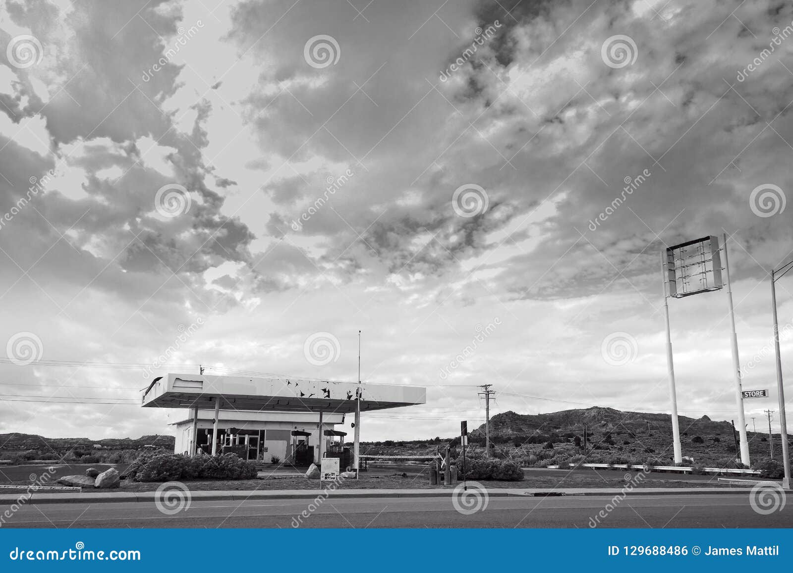 The Myth of Route-66 stock photo. Image of legend, dark - 129688486