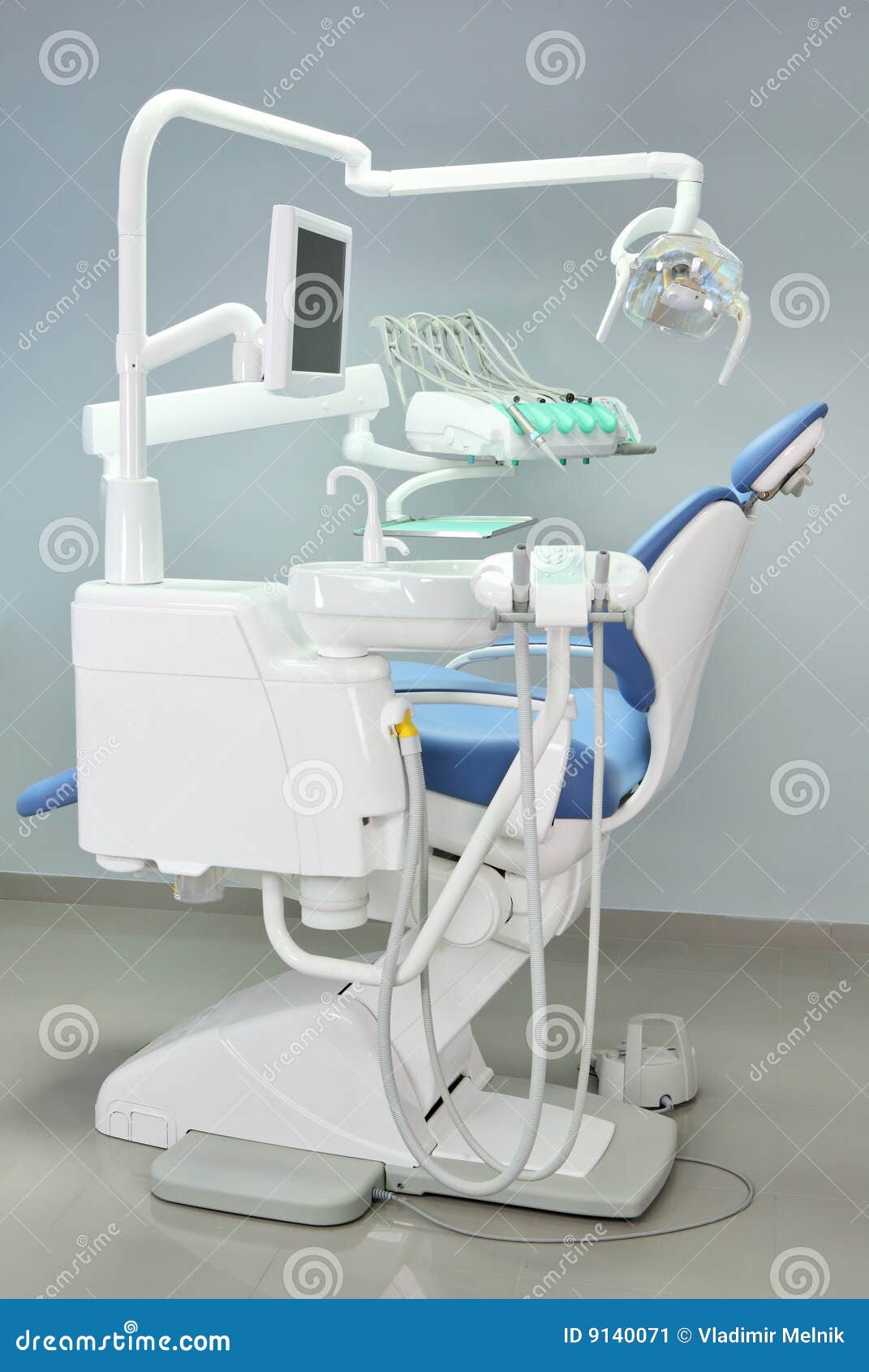 Modern Dentist Chair Stock Image Image 9140071