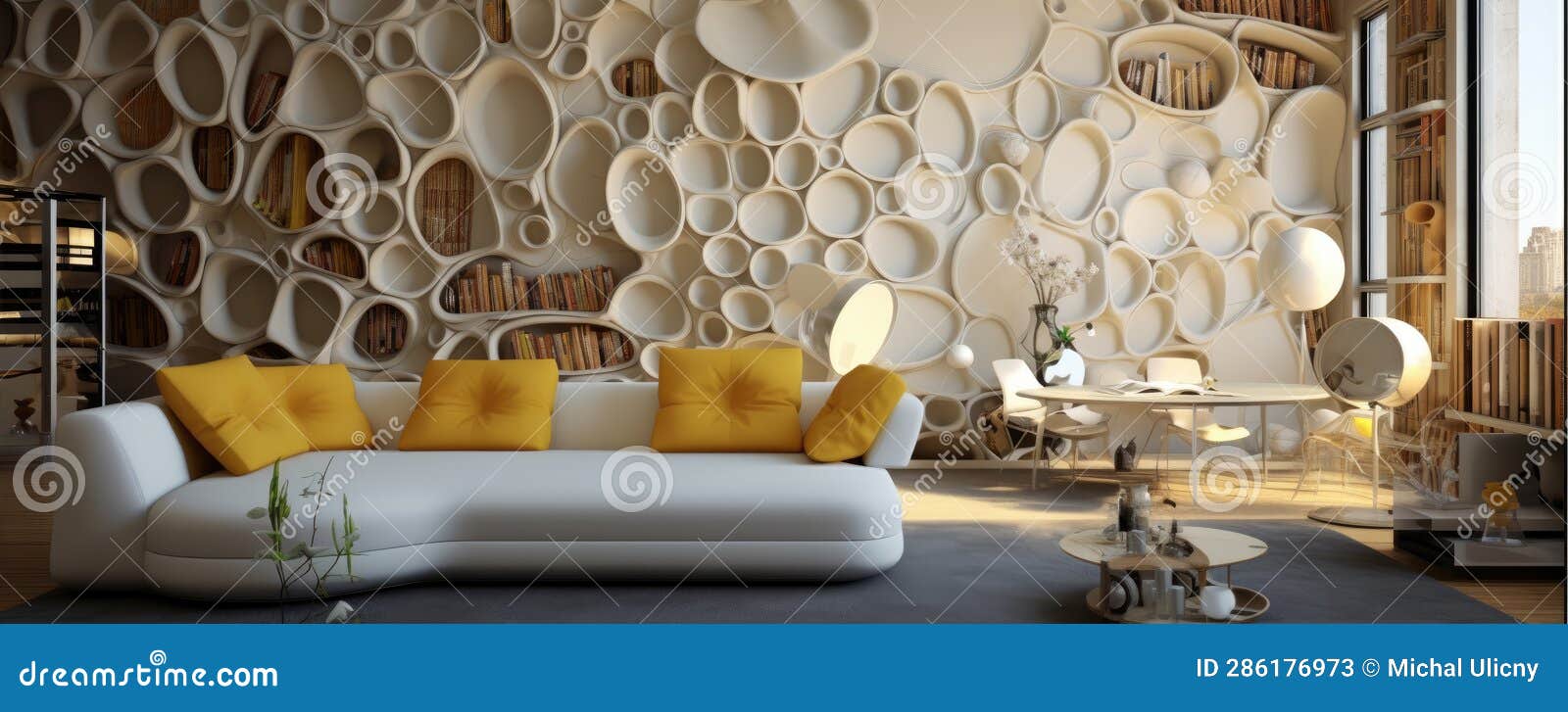 Modern Design of the Apartment for Beekeeping Architecture. Generative