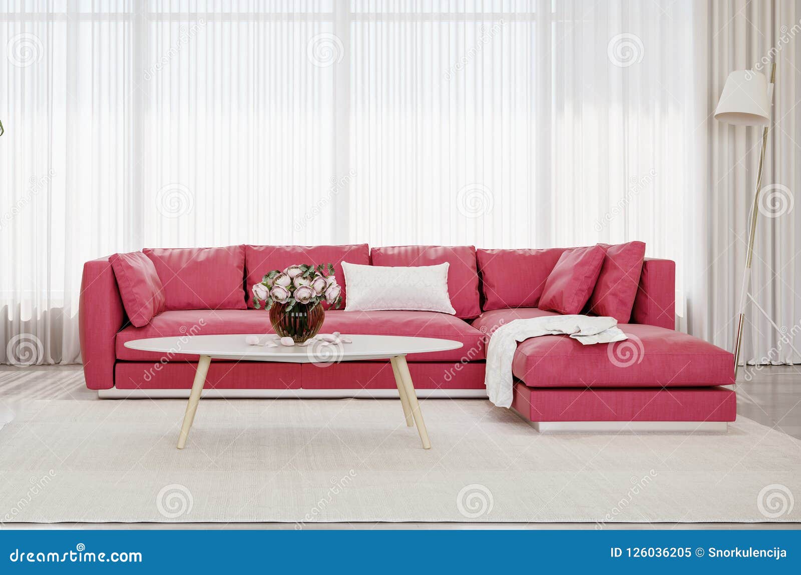 modern red sofa living room ideas