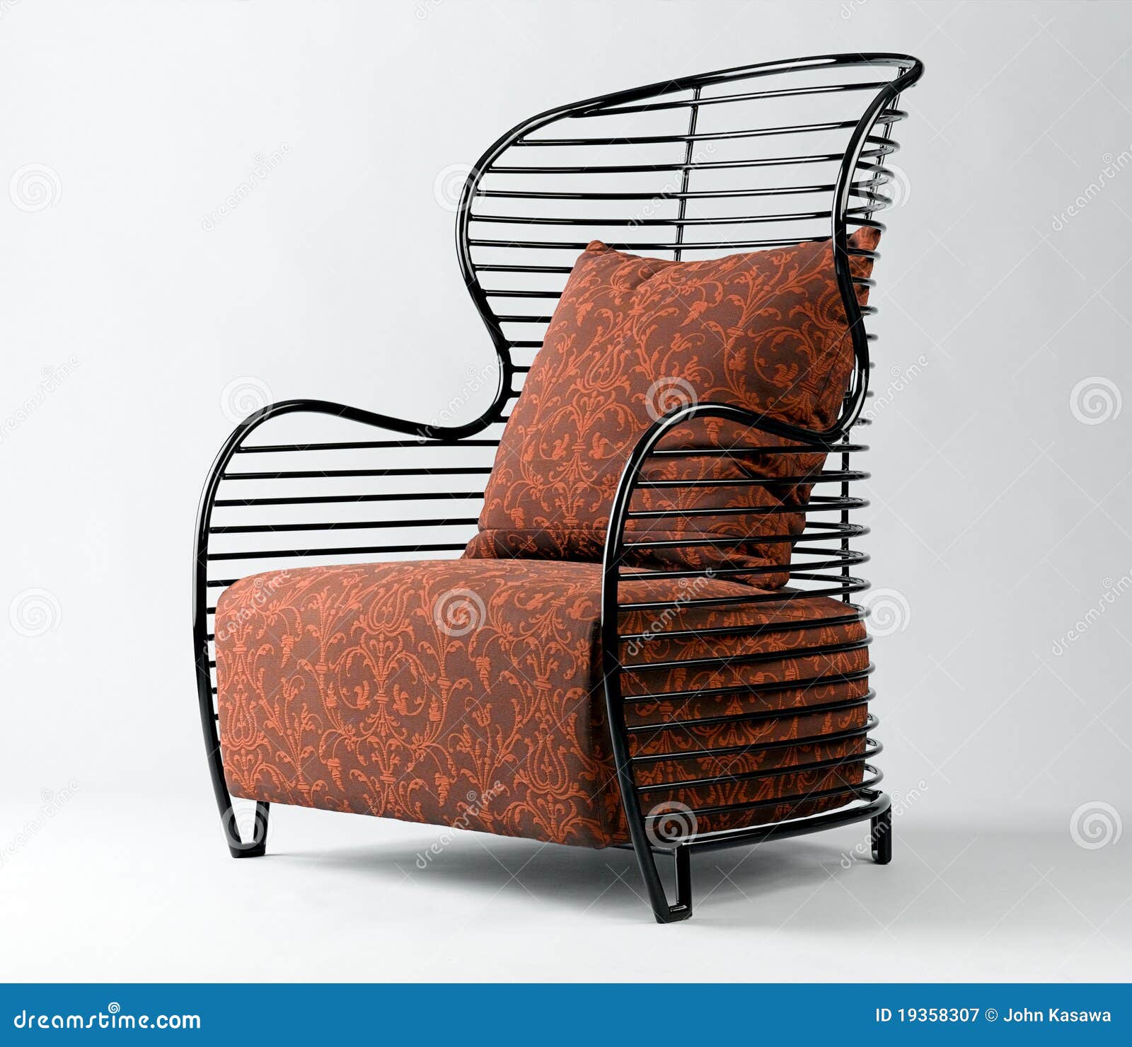 Modern Design Steel Armchair Stock Image Image of steel, luxury 19358307