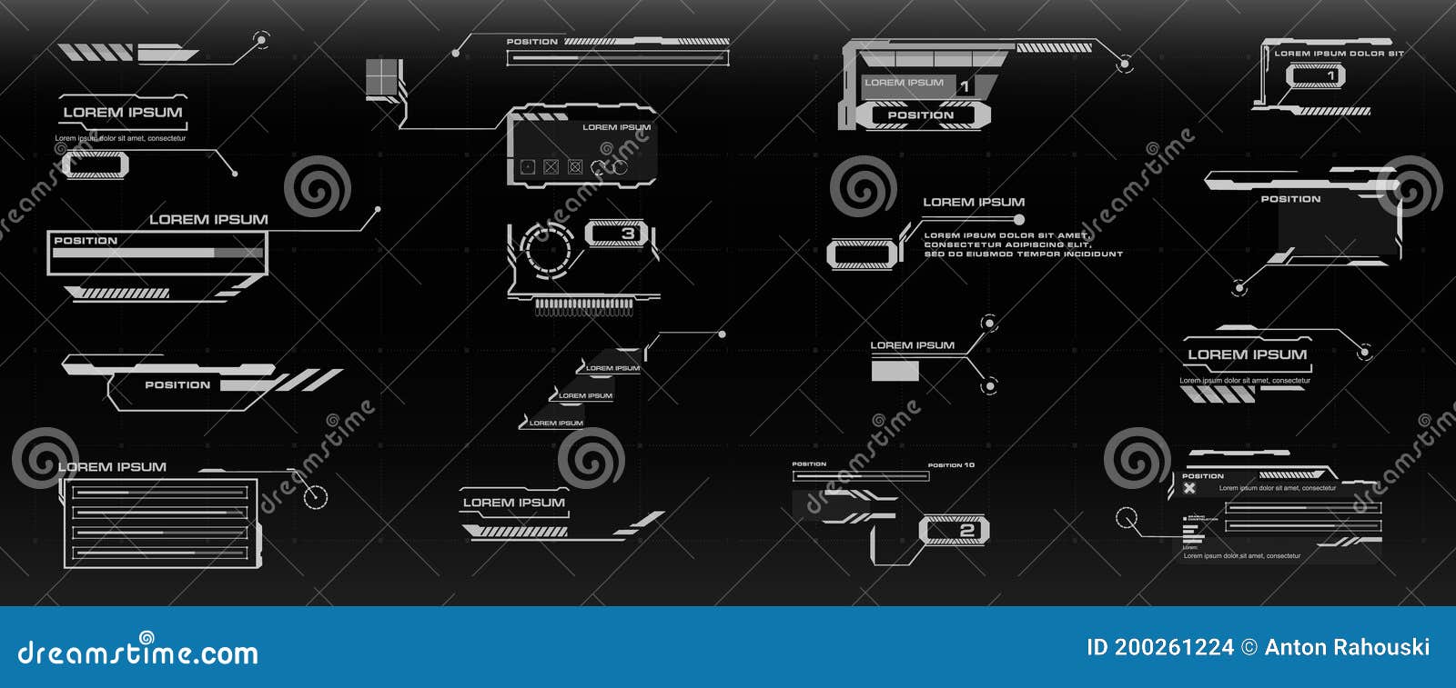 Modern Digital Boxes and Signposts, Information Boxes, Technical