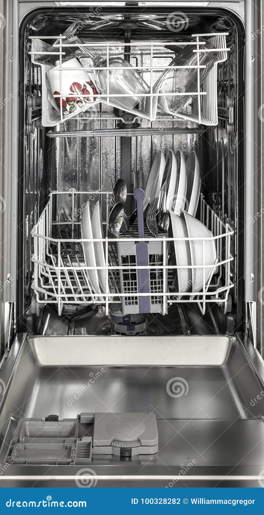 Modern Dish Washer stock photo. Image of appliance, hygien 100328282
