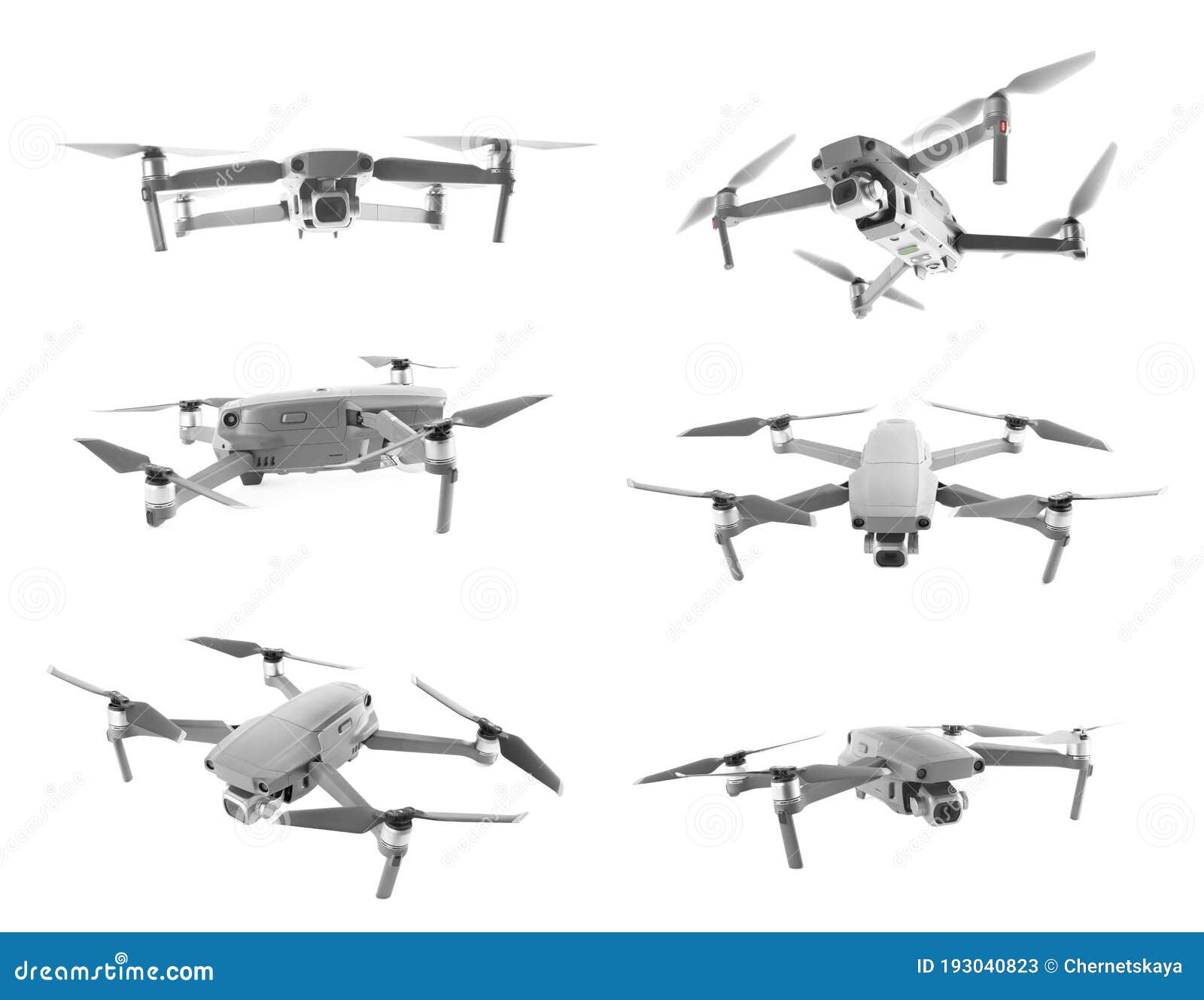 Modern Drone Collection on Background, View from Different Sides Stock Image Image of camera: 193040823