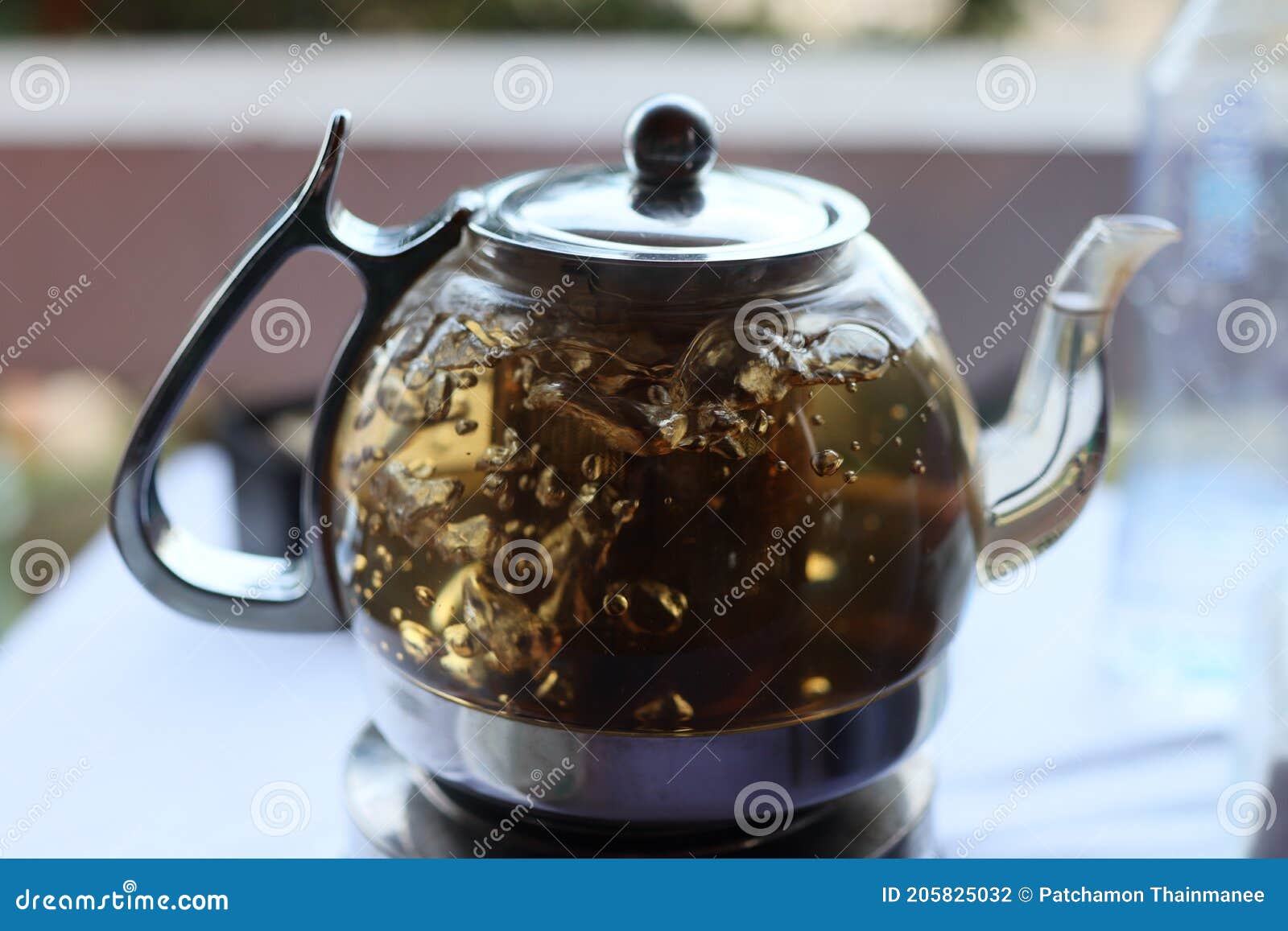 A Modern Electric Kettle for Boiling Water Stock Photo Image of