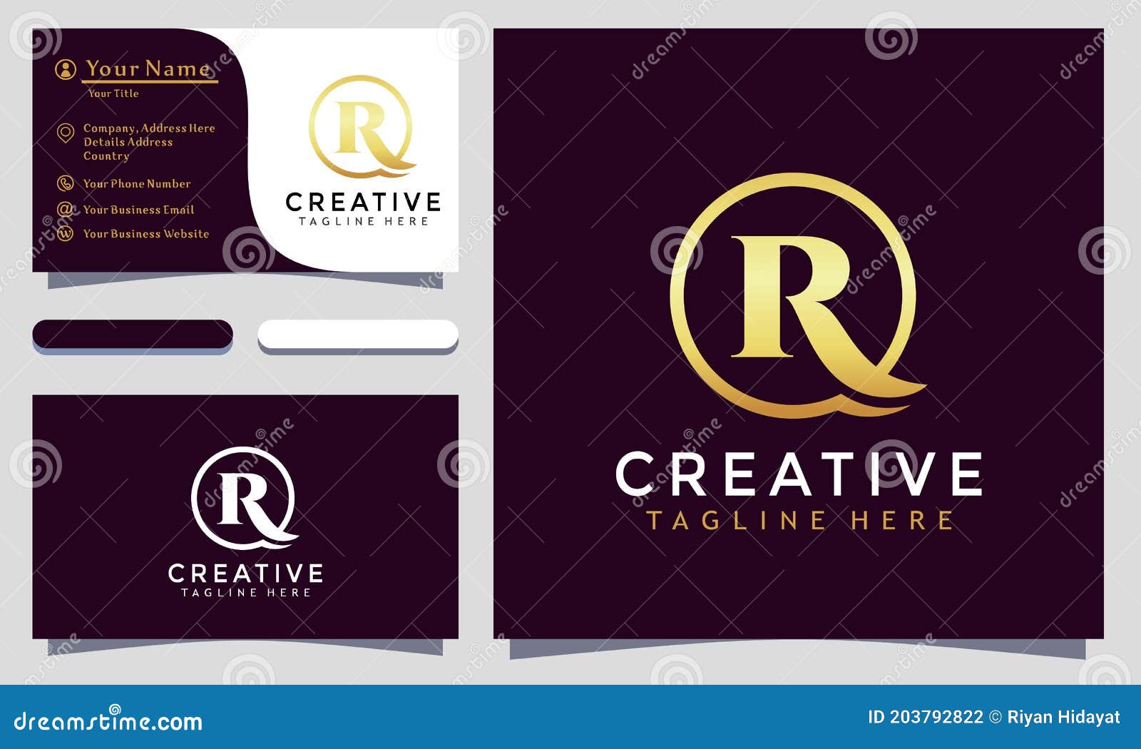 Modern Elegant Letter R Logo Design And Template Gold Creative R Logos Icon Vector Business Card Stock Vector Illustration Of Lettering Isolated