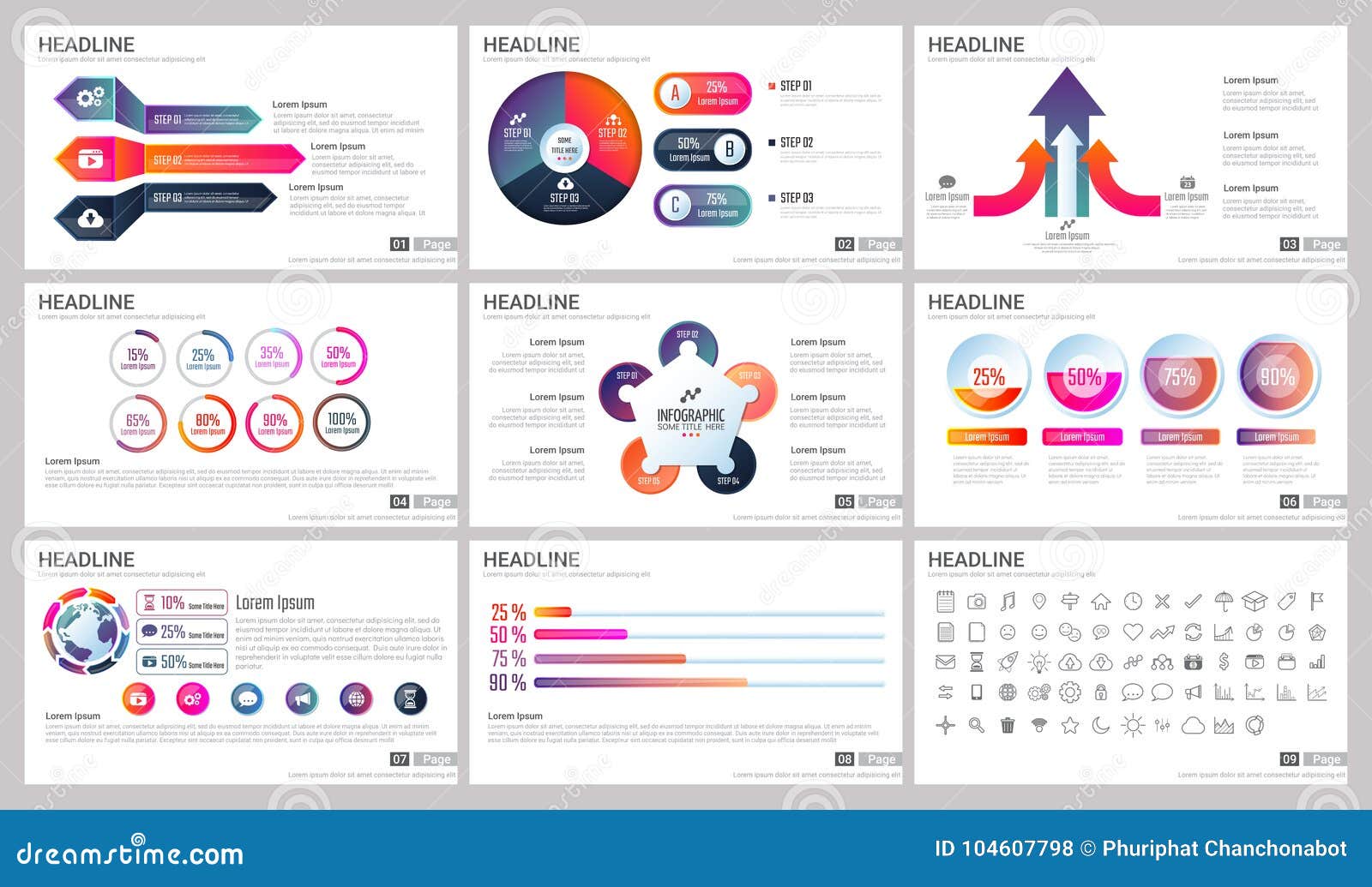 modern s of infographics for presentations templates for banner