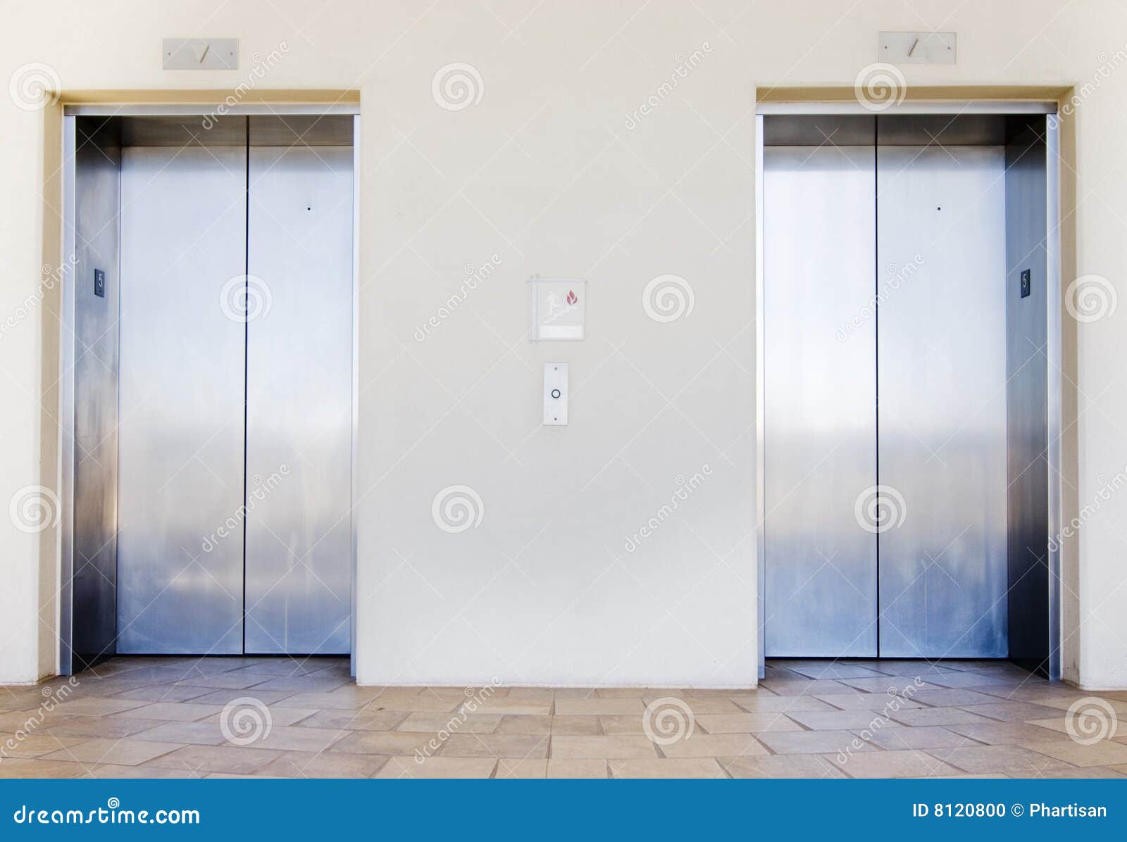 Modern Elevators in Office Building Stock Photo Image of ride