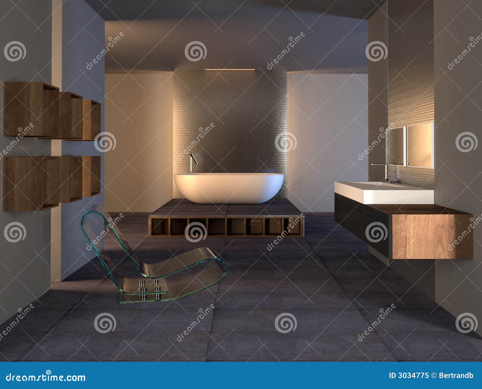Modern European bathroom stock image. Image of designer 3034775