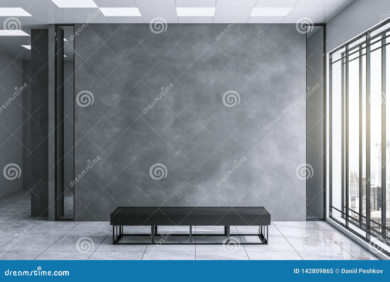 Download Modern Exhibition Hall With Empty Copyspace Stock ...