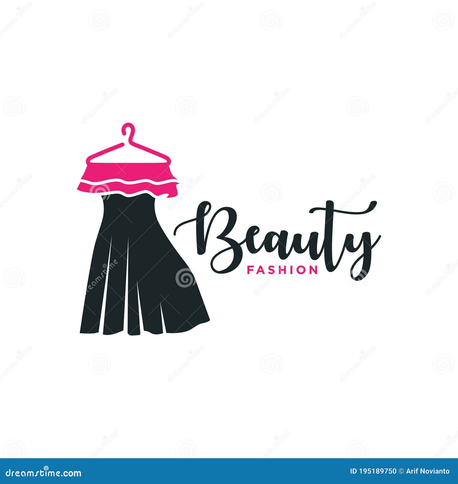 Modern Fashion Clothing Logo Stock Vector Illustration Of Fashion Beauty