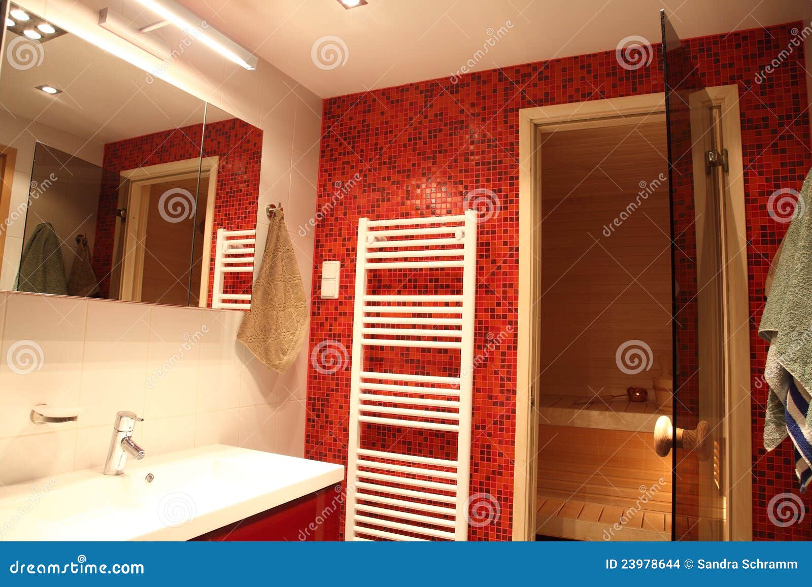 Modern Finnish bathroom stock photo. Image of furniture 23978644
