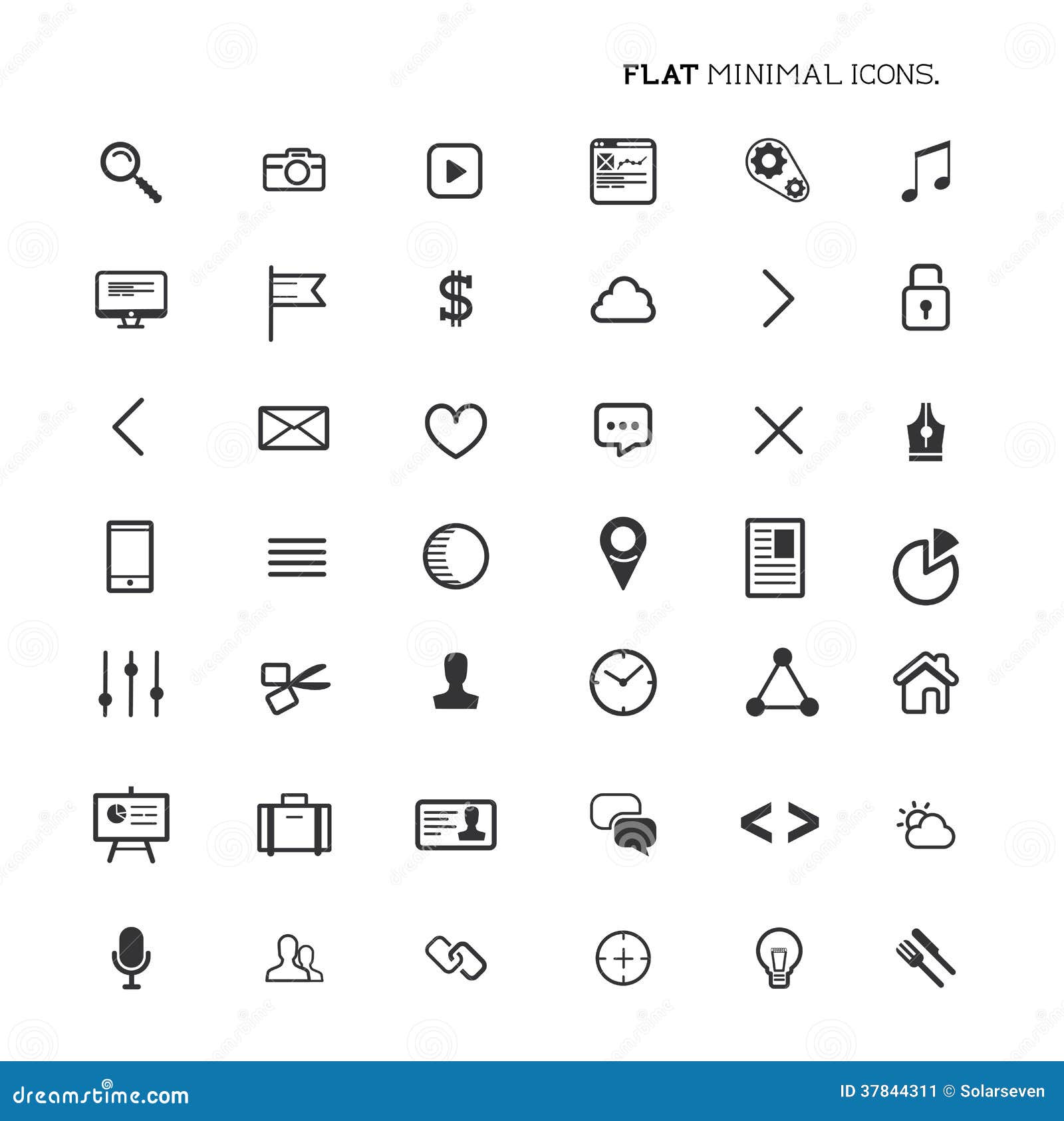 20 Modern Flat Icons - Flat Icons