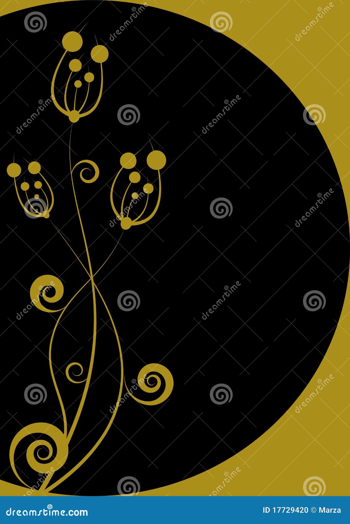 Modern flower design stock vector. Illustration of elegant 17729420