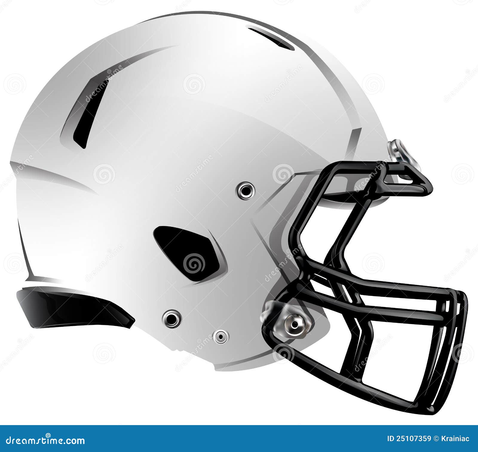 modern football helmet 