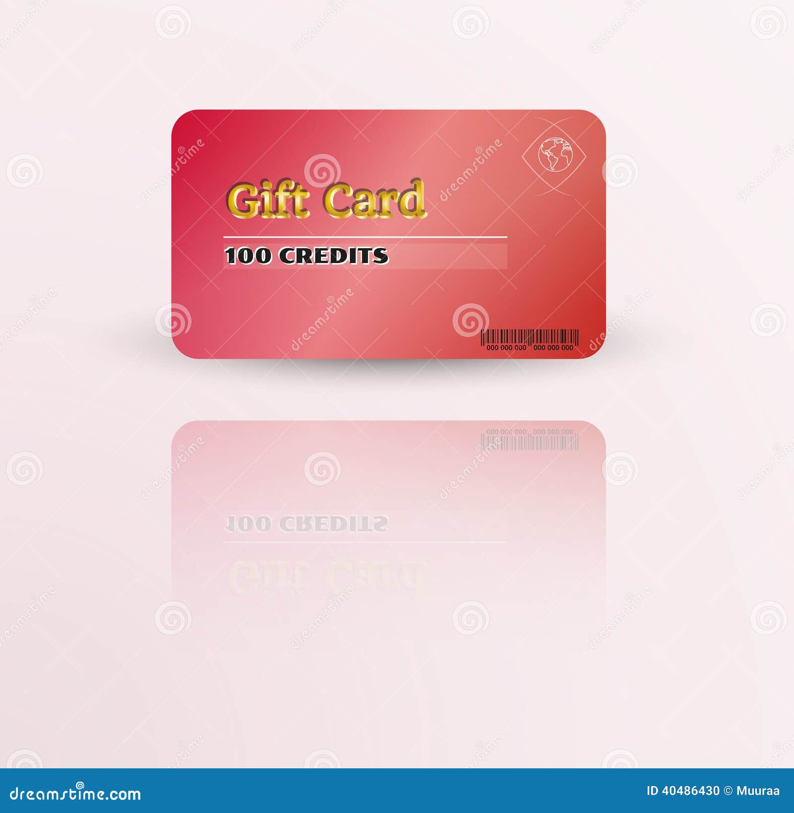Modern gift card template stock vector. Illustration of fresh 40486430