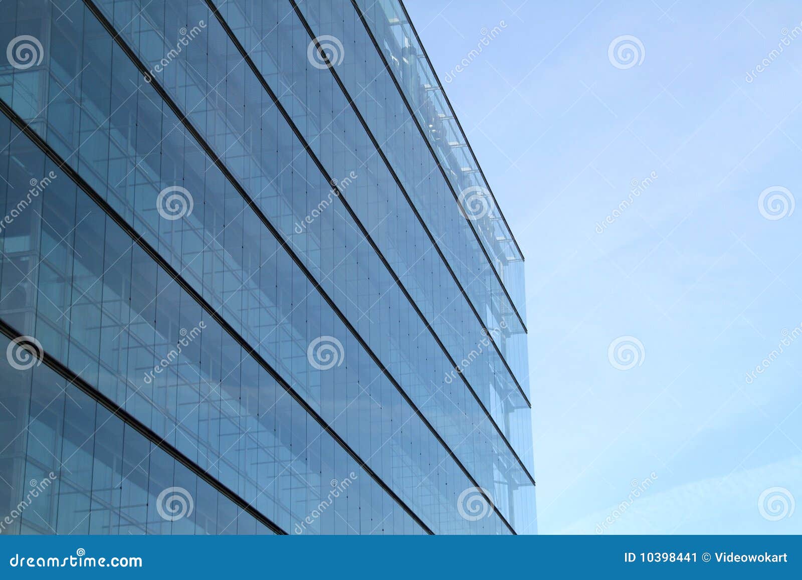 Modern glass building stock image. Image of architecture - 10398441