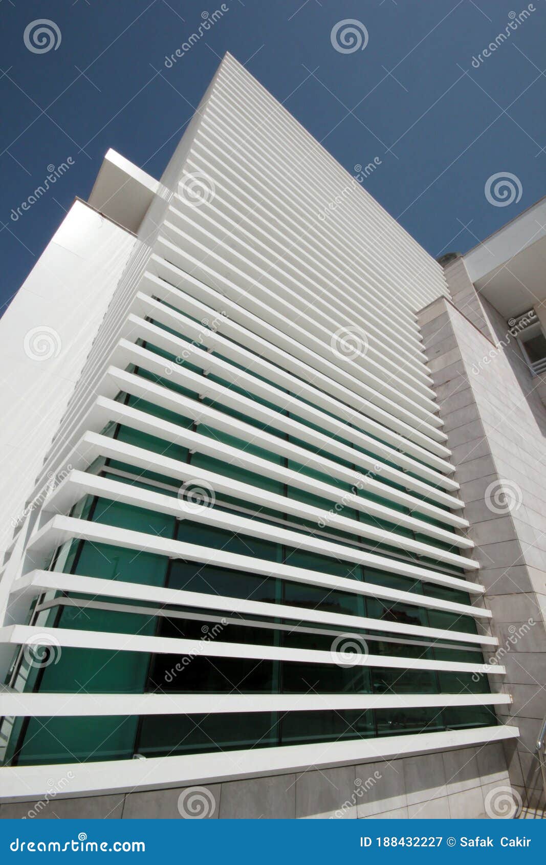 Modern Glass Office Architecture Stock Image - Image of district