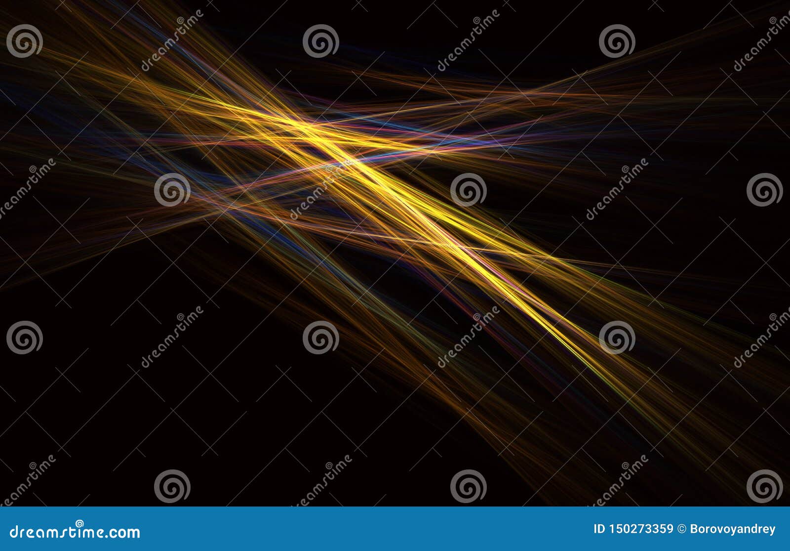 Modern Glowing Shape Design. Energetic Light Tracks and Effects Stock ...