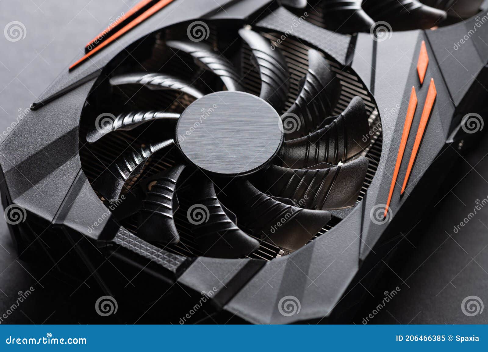 Modern Graphics Card Close Up Stock Image Image of cooler, card