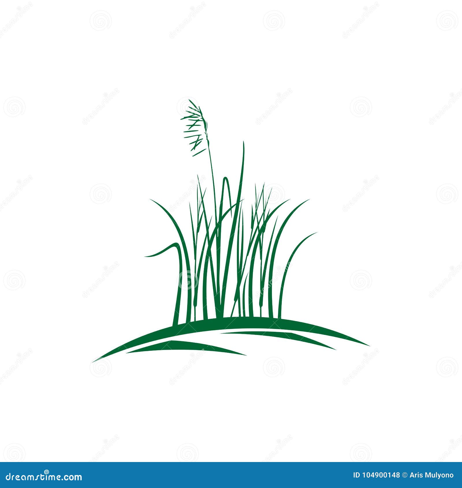 Green Grass Border Clipart stock illustration. Illustration of ...