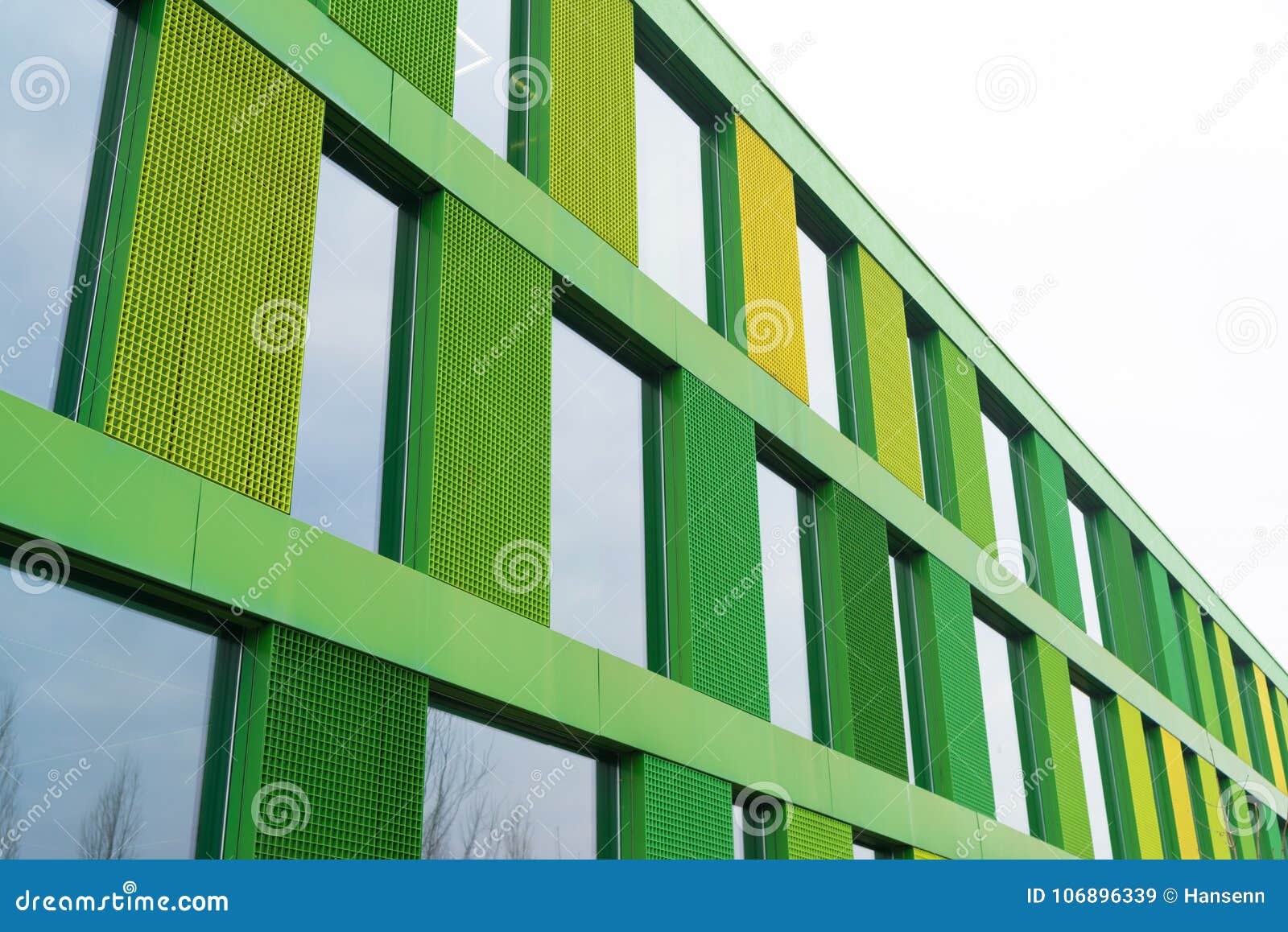 Modern Green Office Building Stock Image - Image of contemporary,  administration: 106896339