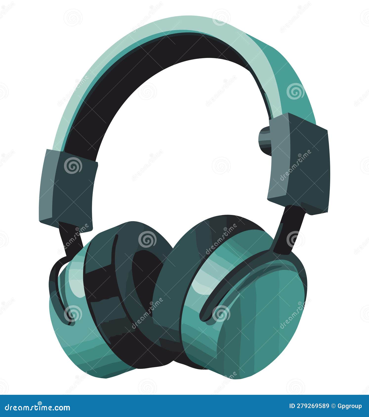 Modern headphones design stock vector. Illustration of speaker 279269589