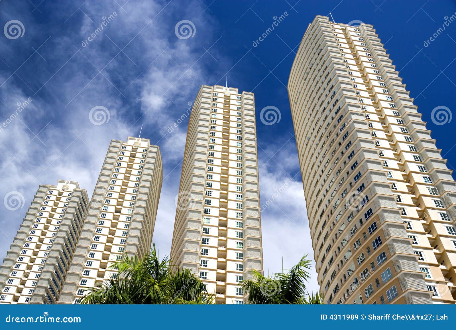 modern hi-rise apartments