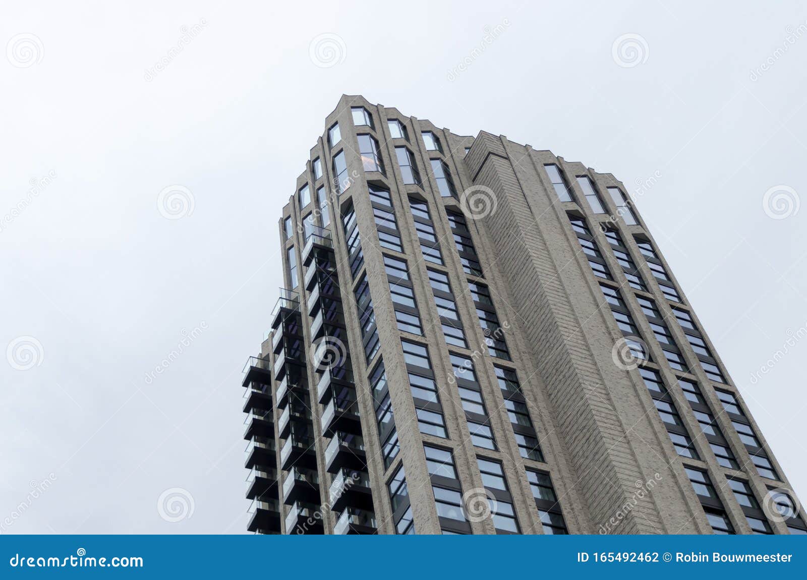 Modern High Apartment Complex Onyx in Eindhoven Editorial Photography