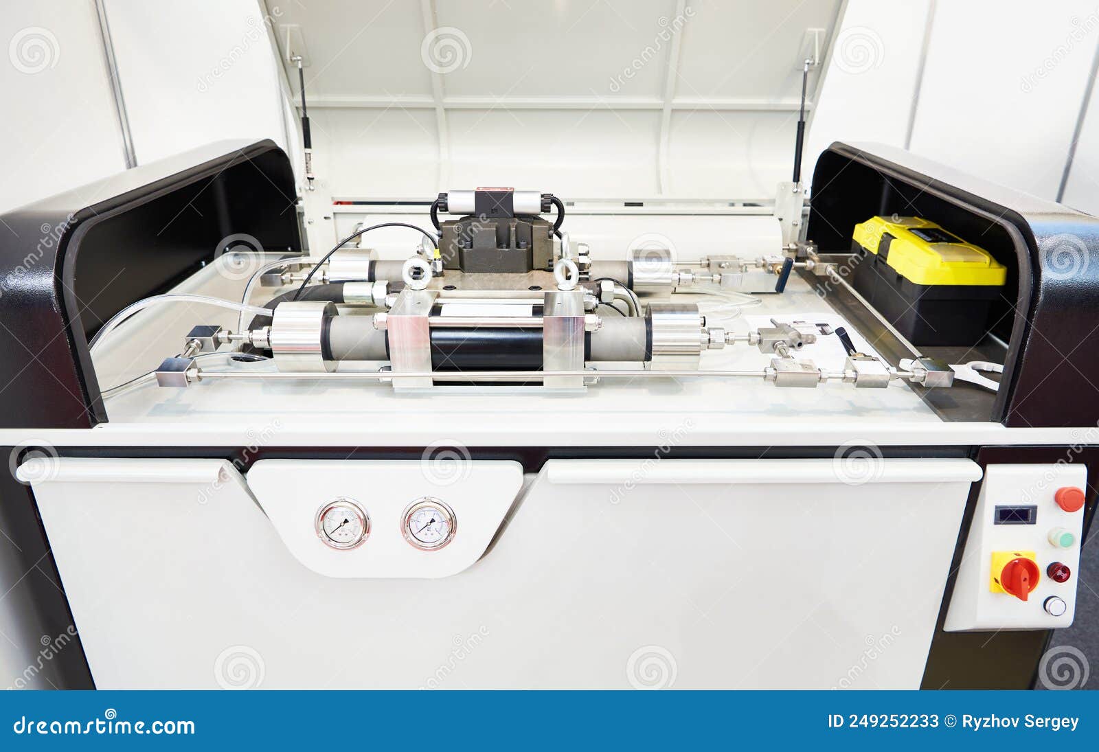 High Pressure Pump for Water Jet Cutting Stock Image Image of