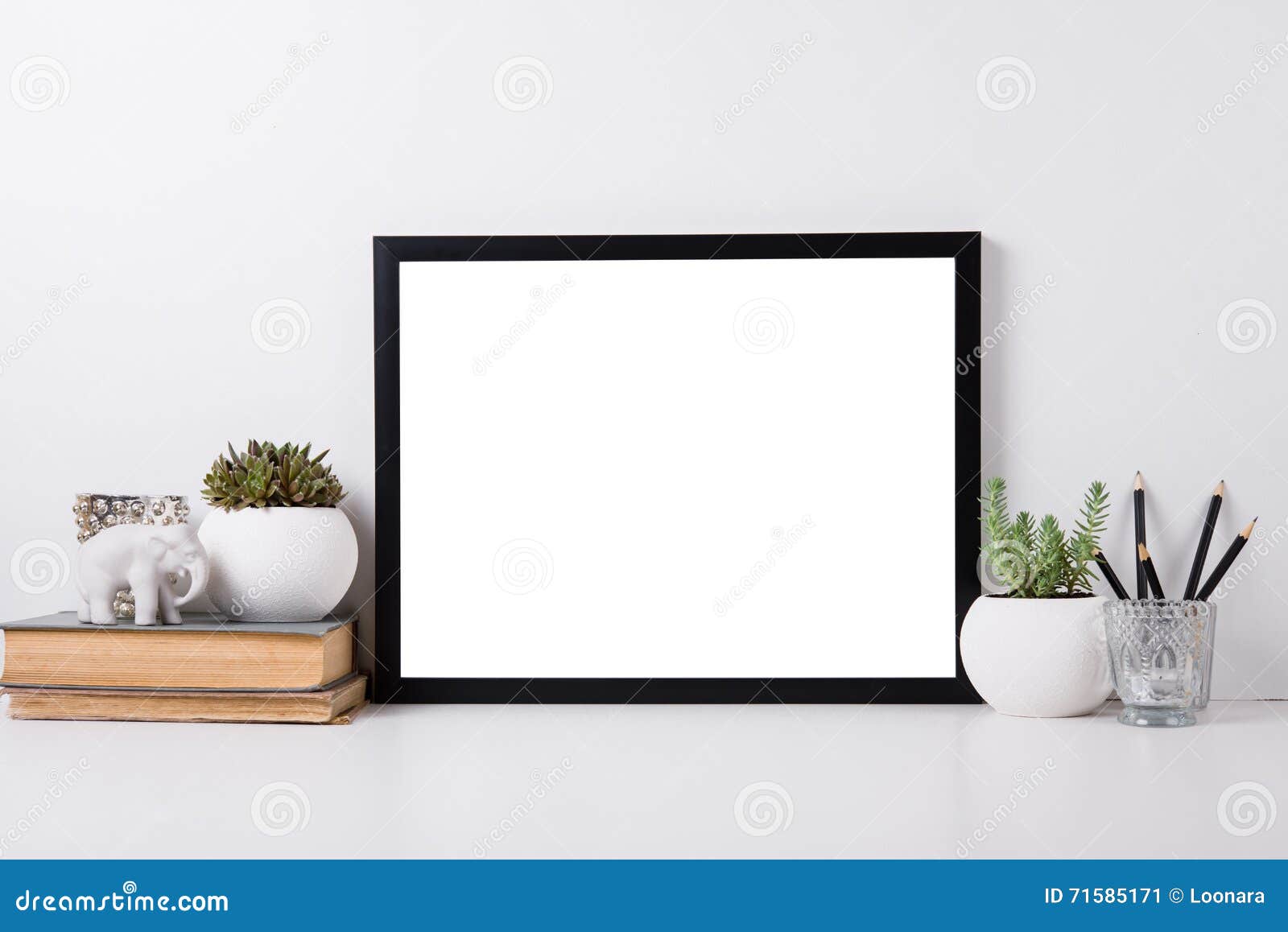 Download Modern home decor mock-up stock image. Image of objects - 71585171