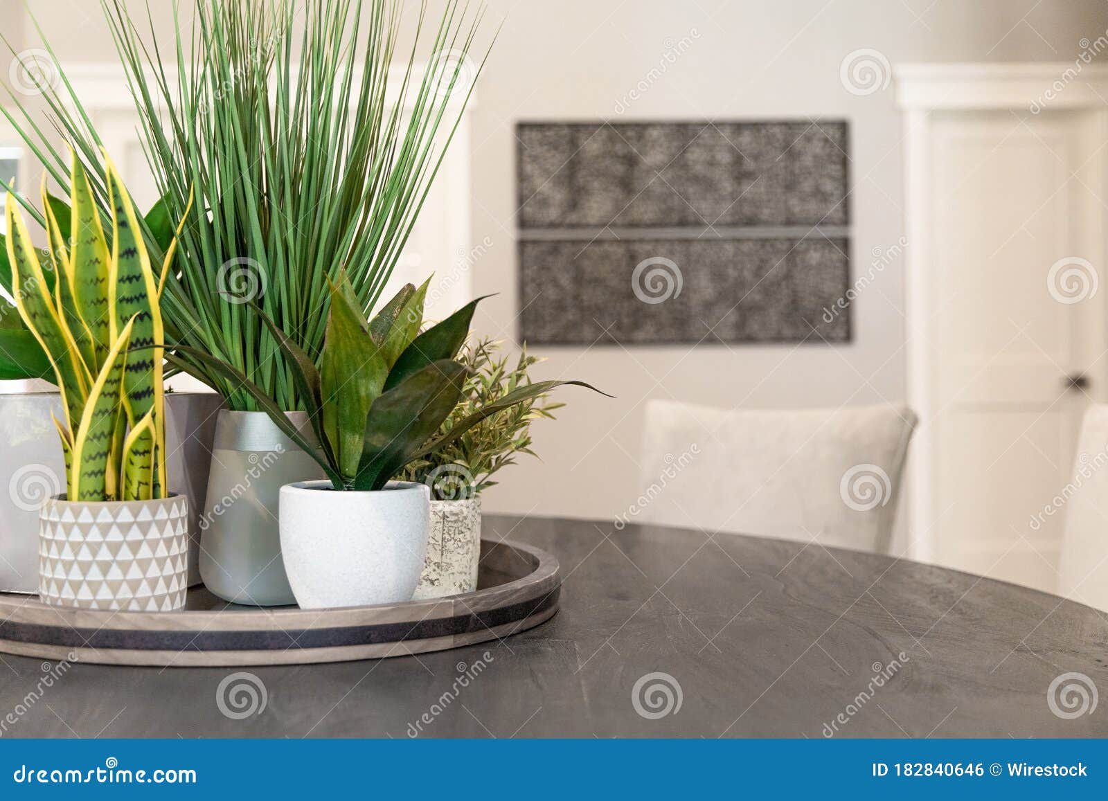 Modern Home Details Stock Photo. Image Of Garden, Table - 182840646