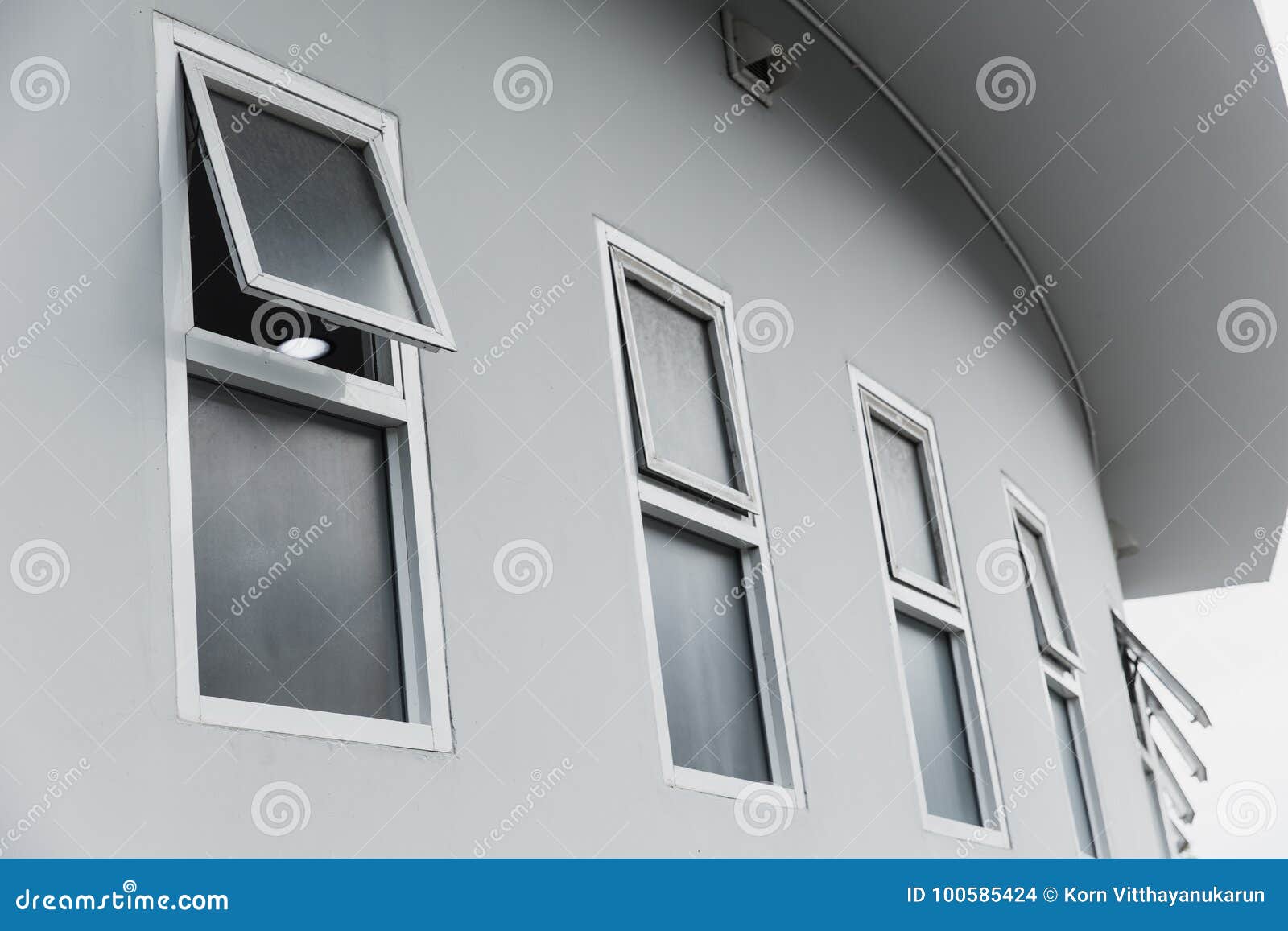 modern home office aluminium push windows.