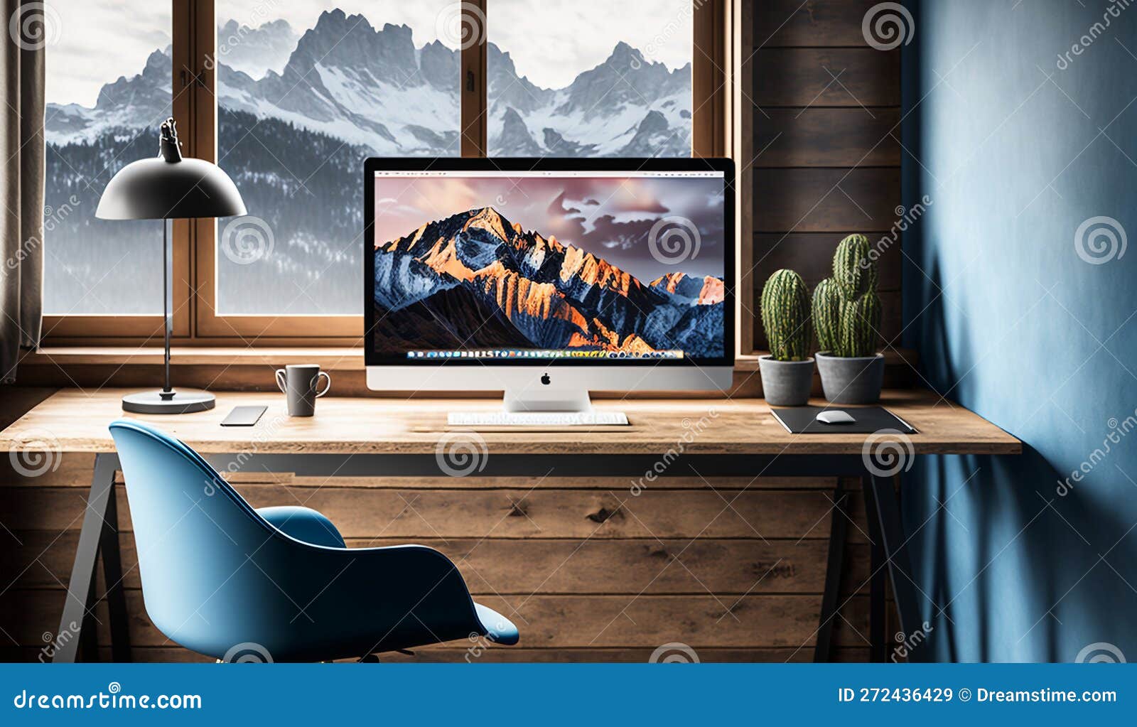 https://thumbs.dreamstime.com/z/modern-home-office-setup-computer-desk-window-overlooking-snow-mountains-minimalist-decor-generative-ai-272436429.jpg