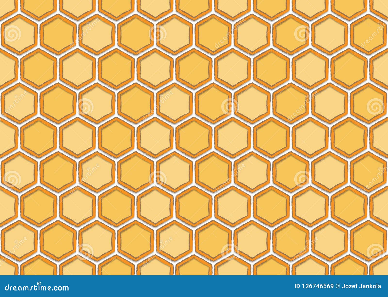 Modern Geometry Hexagon Pattern Stock Illustration