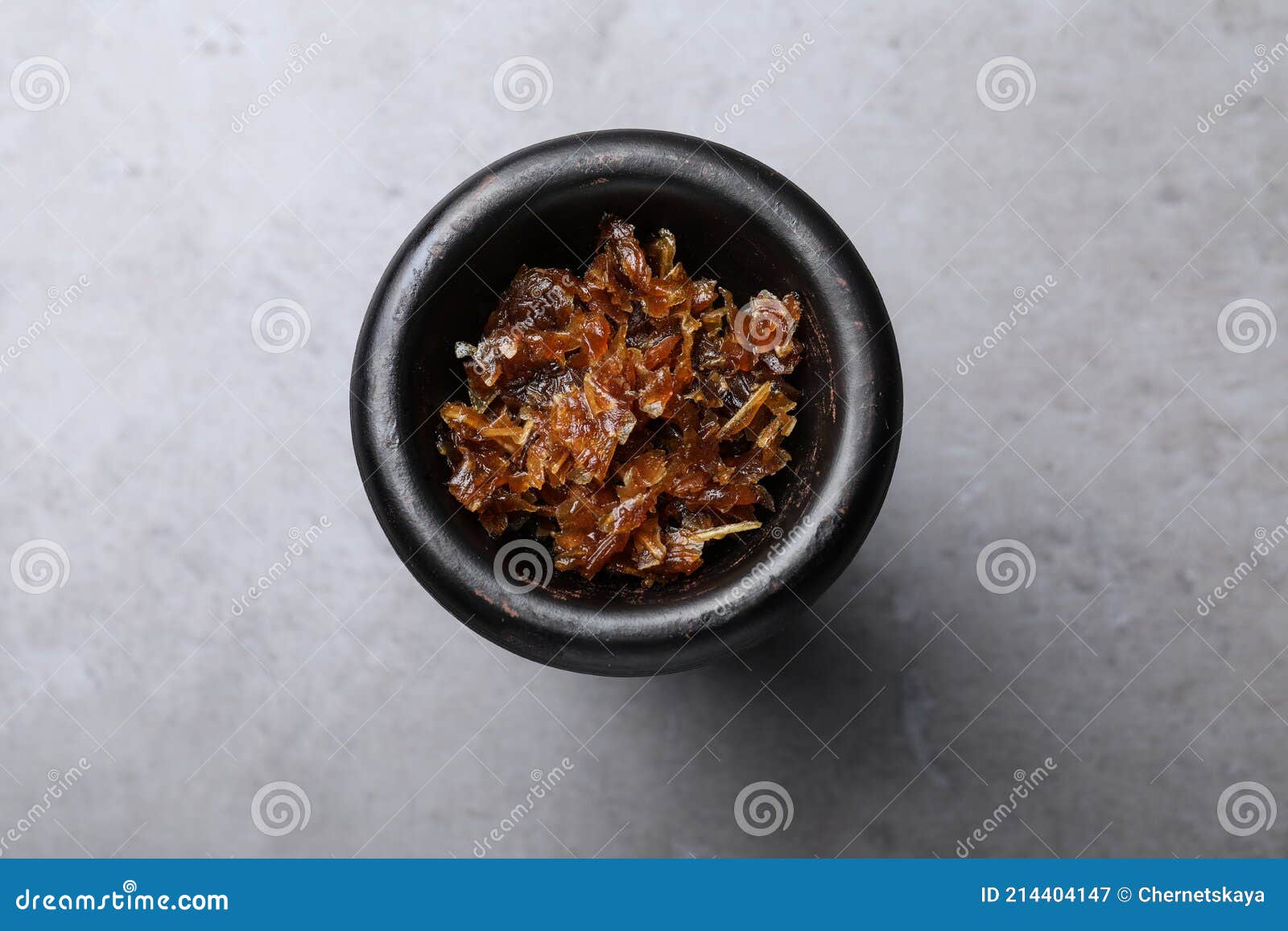 Modern Hookah Bowl with Tobacco on Grey Table, Top View Stock Image Image of enjoyment, east